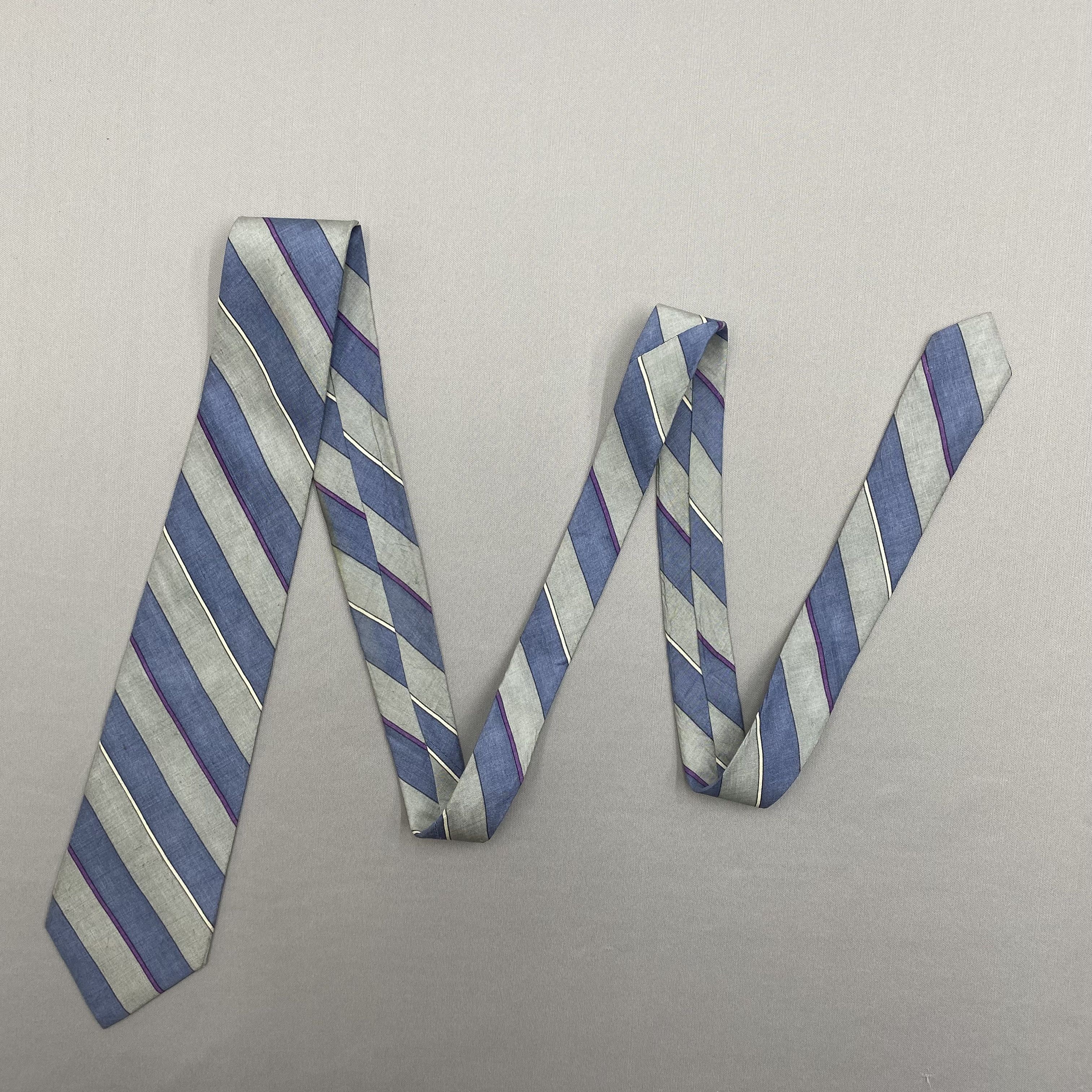 Japanese Brand Vintage Yves Saint Laurent SILK Necktie Cravate Pure Silk Size ONE SIZE - 5 Thumbnail