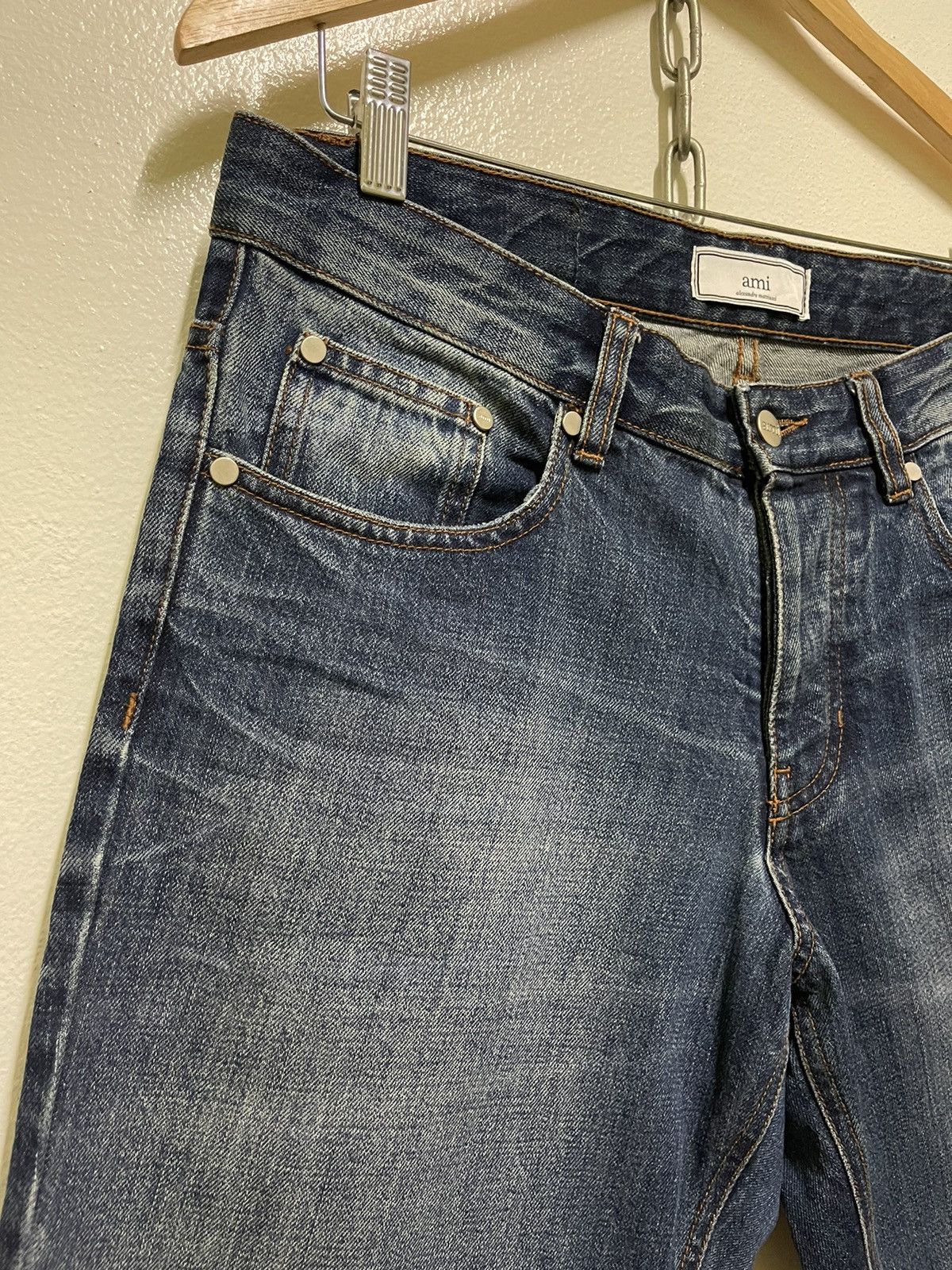 AMI AMI Alexandre Mattiussi Carrot Fit Jeans Size US 33 - 3 Thumbnail