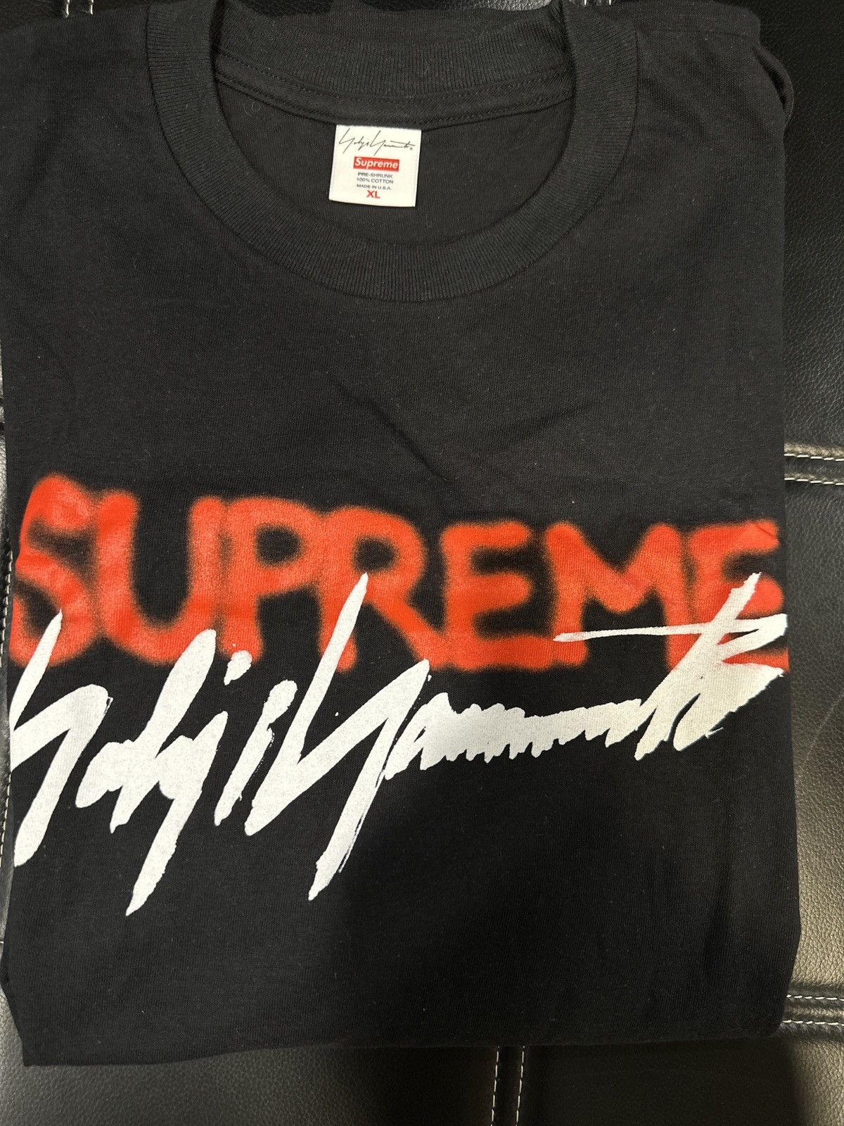 Supreme × Yohji Yamamoto Supreme Yohji Yamamoto Logo Tee | Grailed