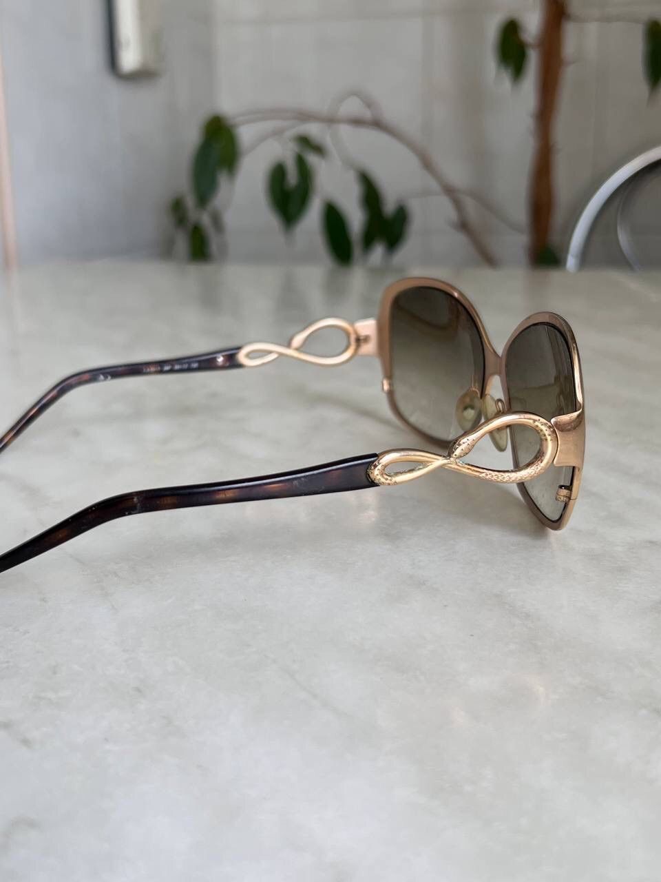 Roberto Cavalli Roberto Cavalli Snake Metal Frame Sunglasses Size ONE SIZE - 3 Thumbnail