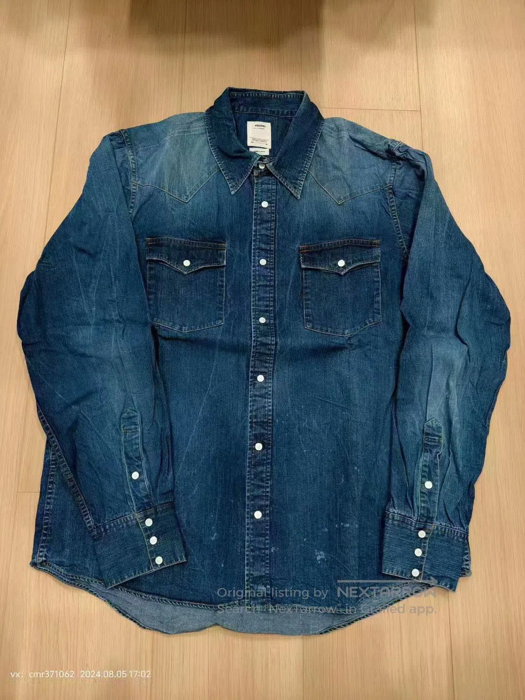 Visvim visvim 19AW Bandito Dry Denim Shirt. Size US XL / EU 56 / 4 - 1 Thumbnail