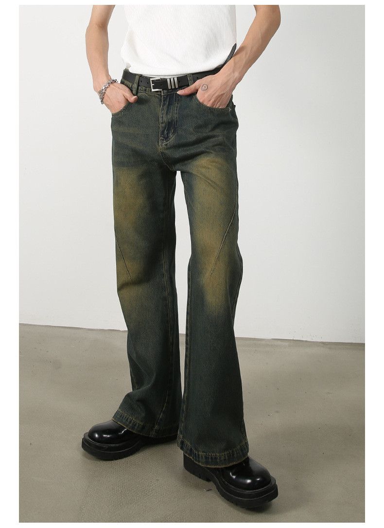 Japanese Brand × Jean High street washed distressed loose flared jeans Size US 34 / EU 50 - 3 Thumbnail
