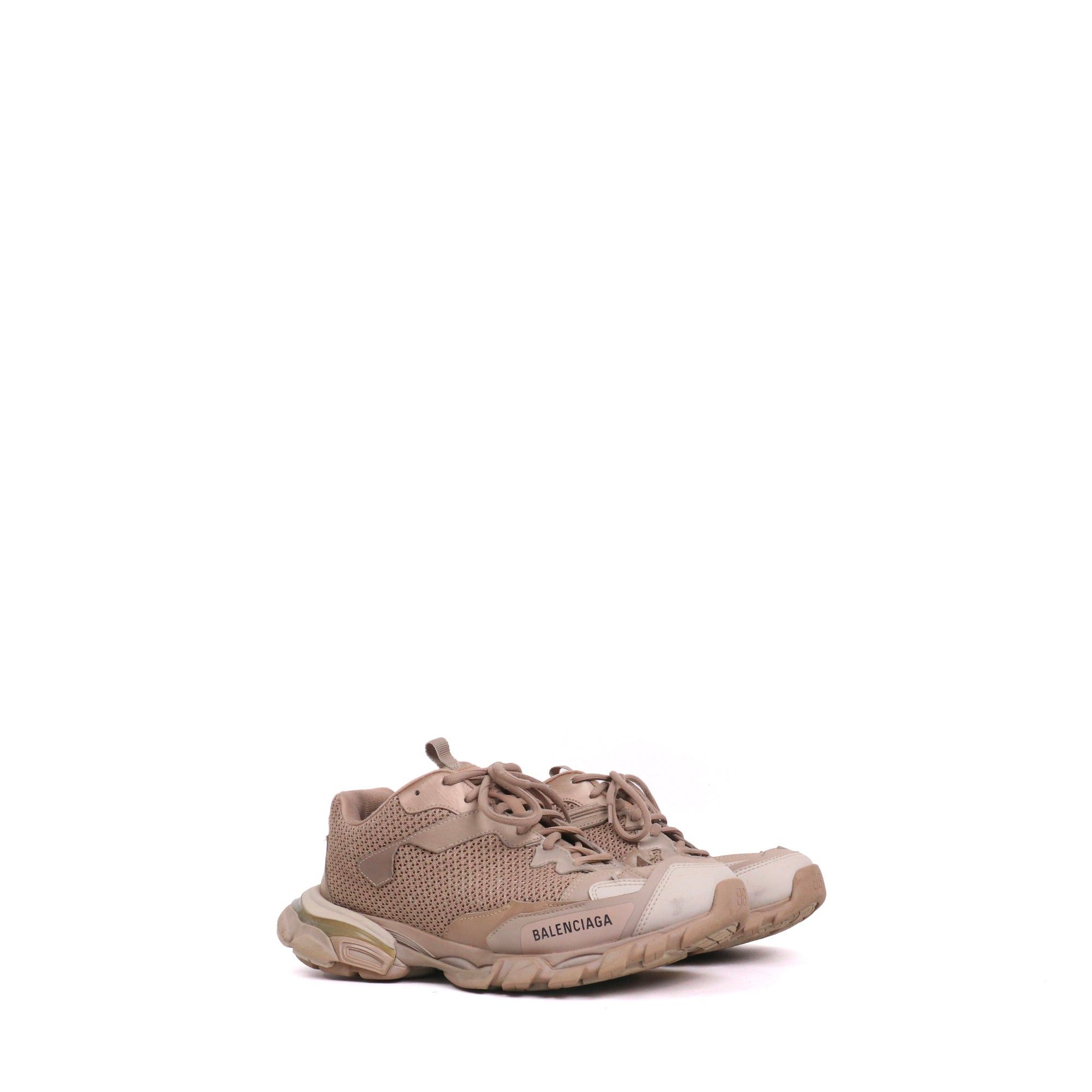 Balenciaga BALENCIAGA - Balenciaga Track sneakers in brown leather and canvas (T42) Size US 11 / IT 41 - 1 Thumbnail