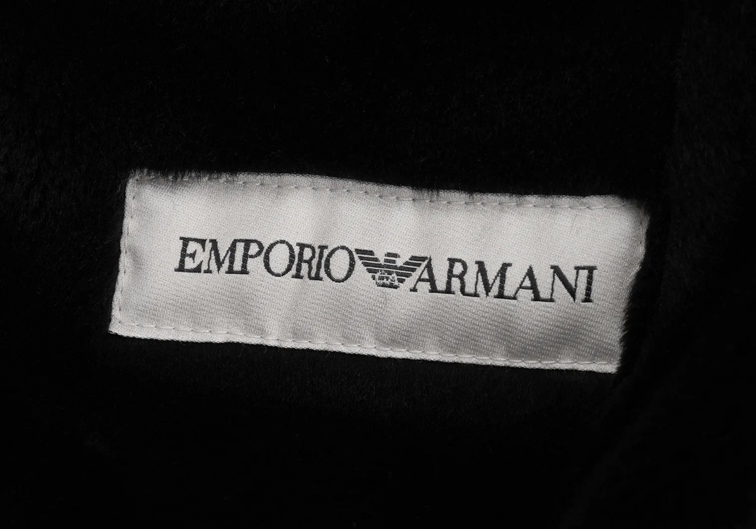 Emporio Armani Mouton Half Coat in Black Size 50 Size US M / EU 48-50 / 2 - 16 Thumbnail