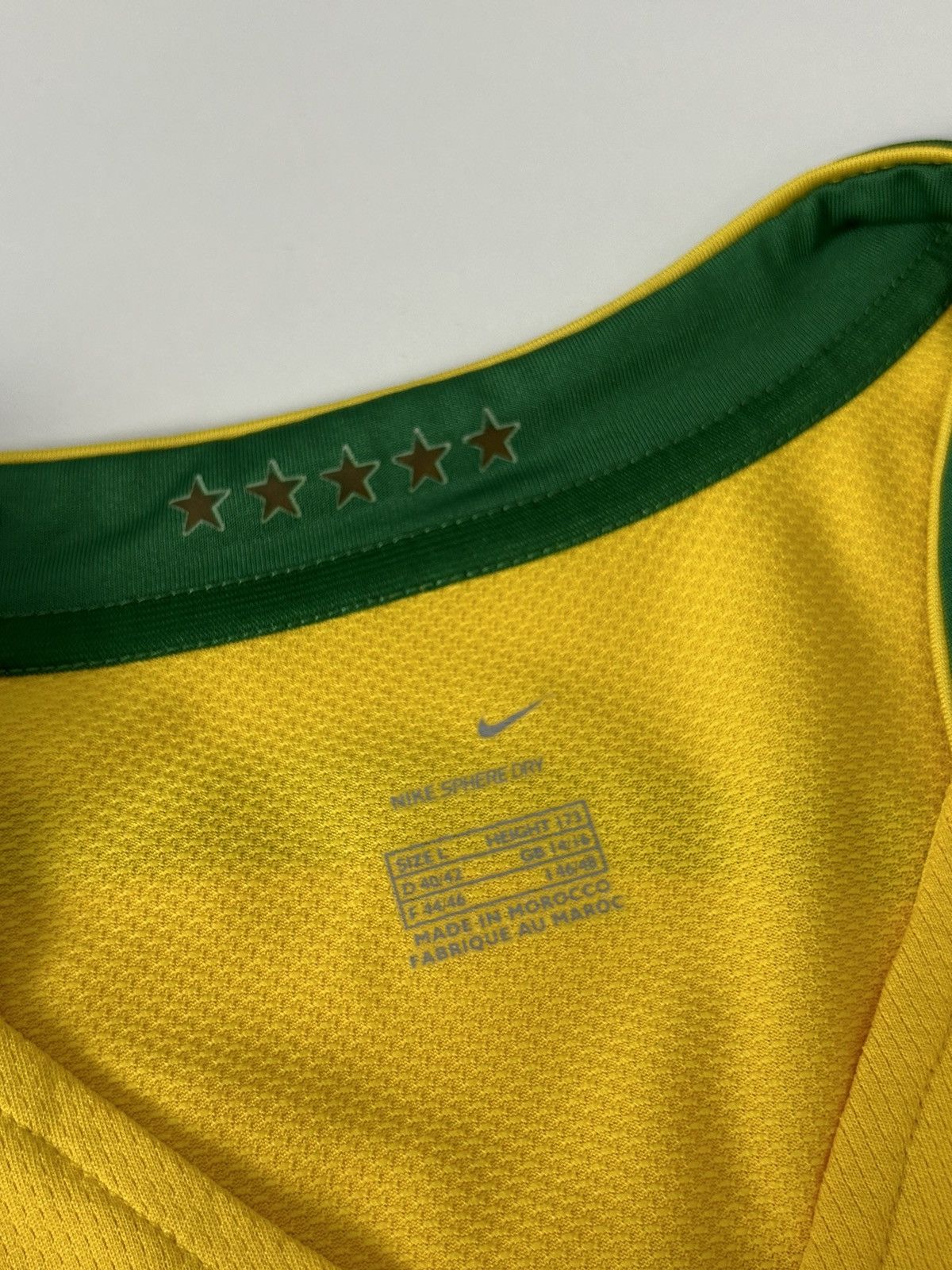 Nike Vintage Nike Brazil Women Soccer Jersey Shirt Size L / US 10 / IT 46 - 8 Thumbnail