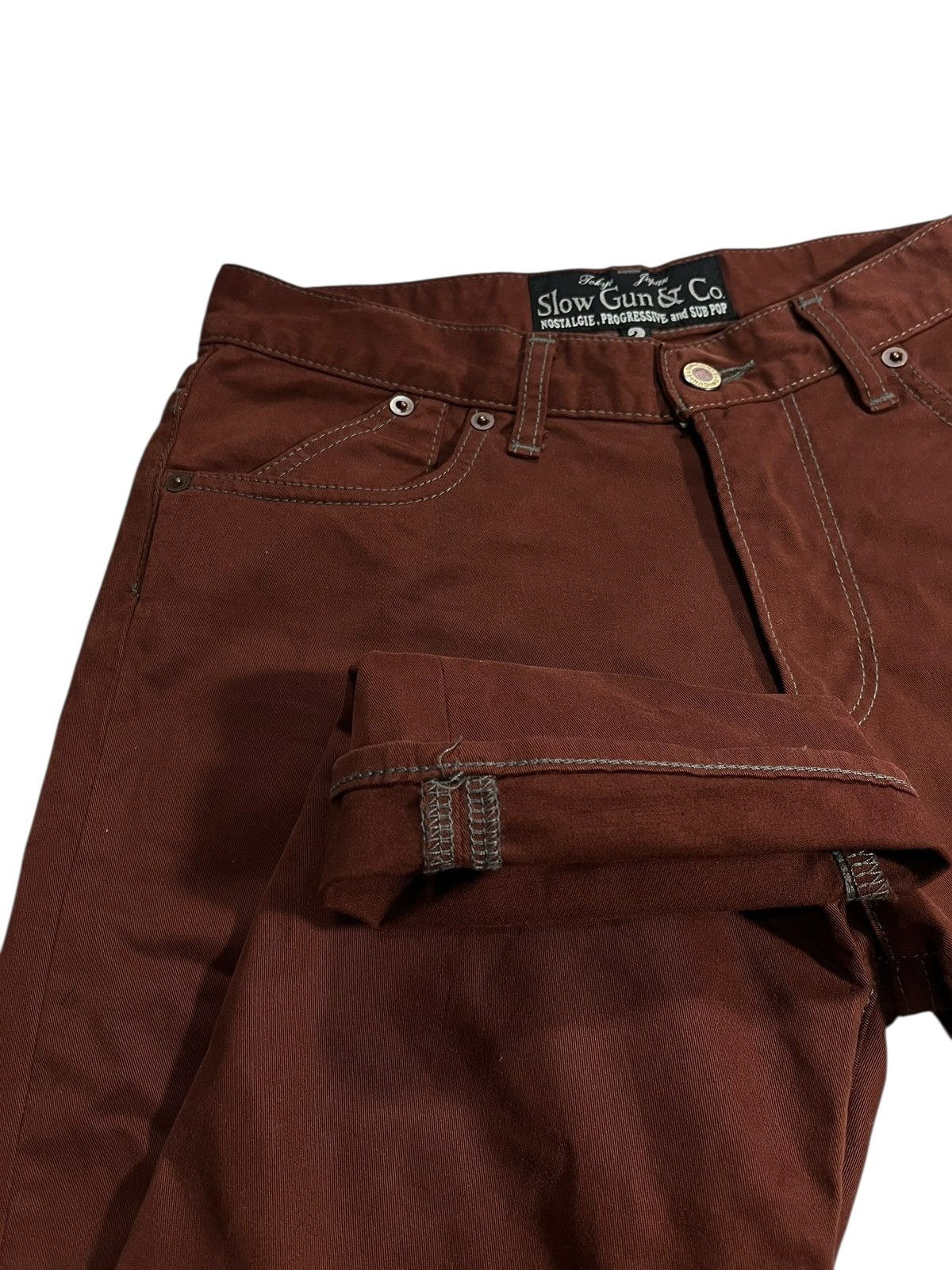 Japanese Brand SLOW GUN JAPANESE BRAND PANT Size US 30 / EU 46 - 5 Thumbnail