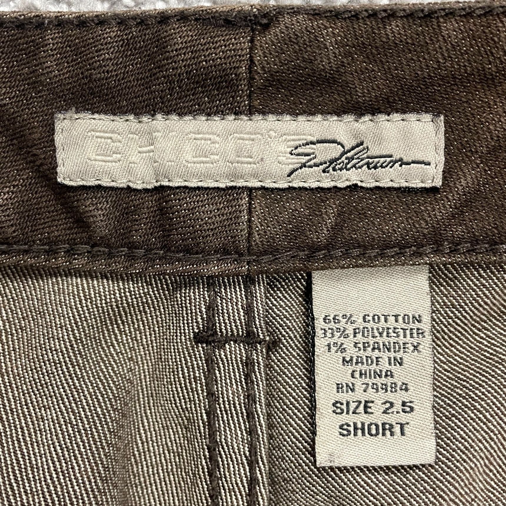 Vintage Chico's Jeans Womens 2.55 Brown Cotton Denim 37x29 Straight 5-Pocket Regular Large Brown Chico's Comfort Size 28" / US 6 / IT 42 - 5 Thumbnail