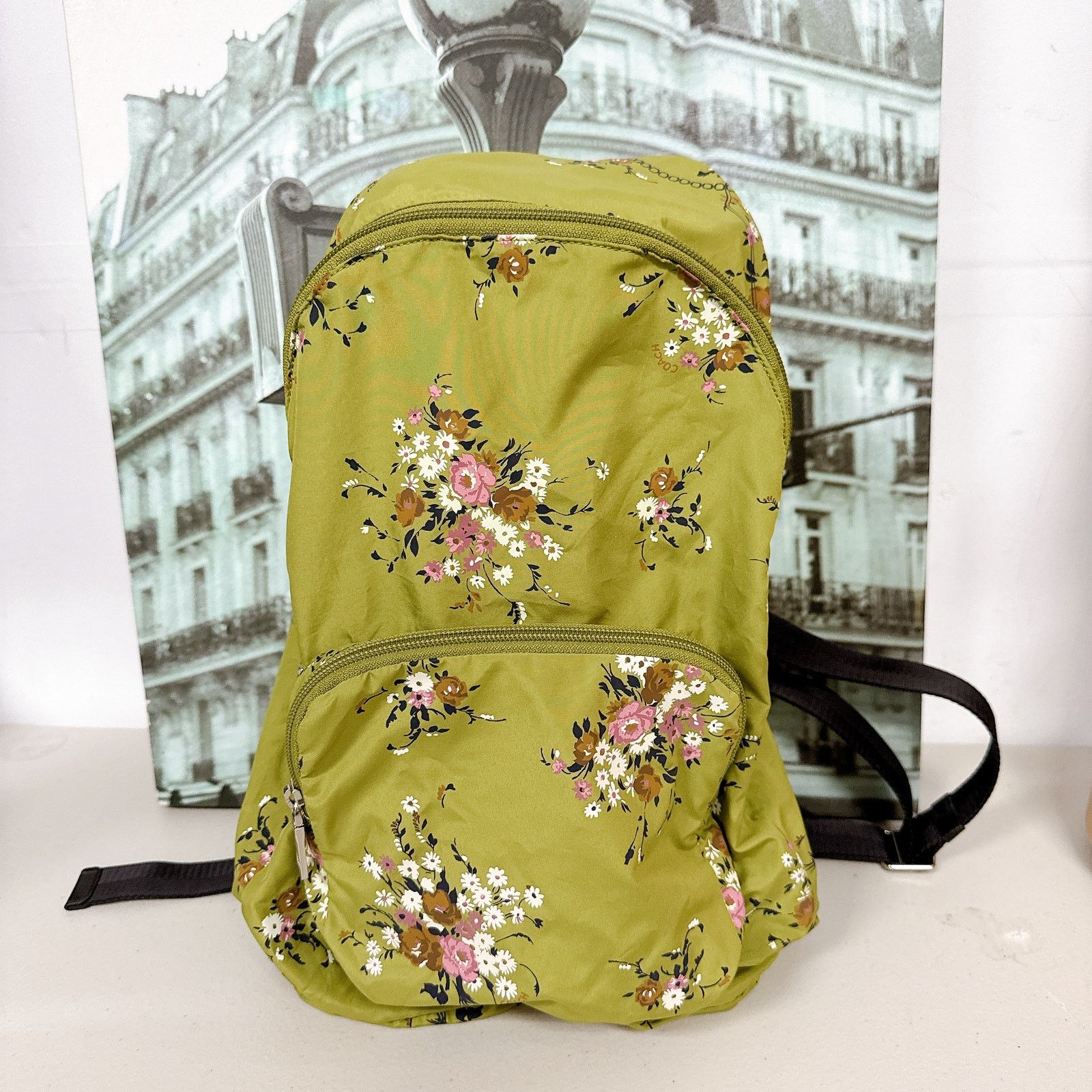 coach floral backpack Designer By Coach, Size: Small  Clothes Mentor Springfield IL #232 This versatile backpack combines island Coach Women's Court Backpack With