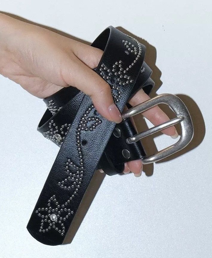 Japanese Brand × Vintage Retro y2k vintage floral studded rivet belt aesthetic Size ONE SIZE - 5 Thumbnail