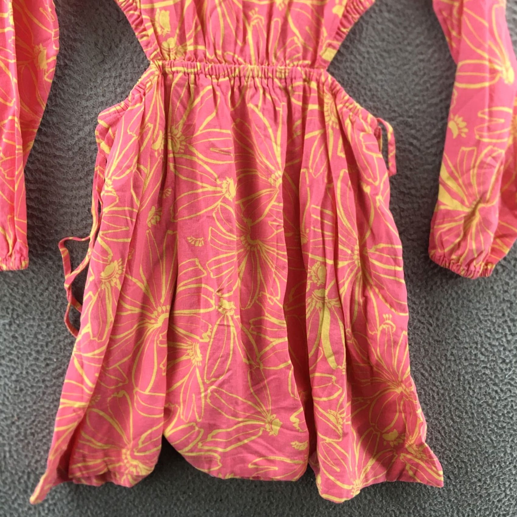 Vintage Universal Thread Cut Out A-Line Dress Womens S Pink Balloon Long Sleeve NEW Size S / US 4 / IT 40 - 5 Thumbnail