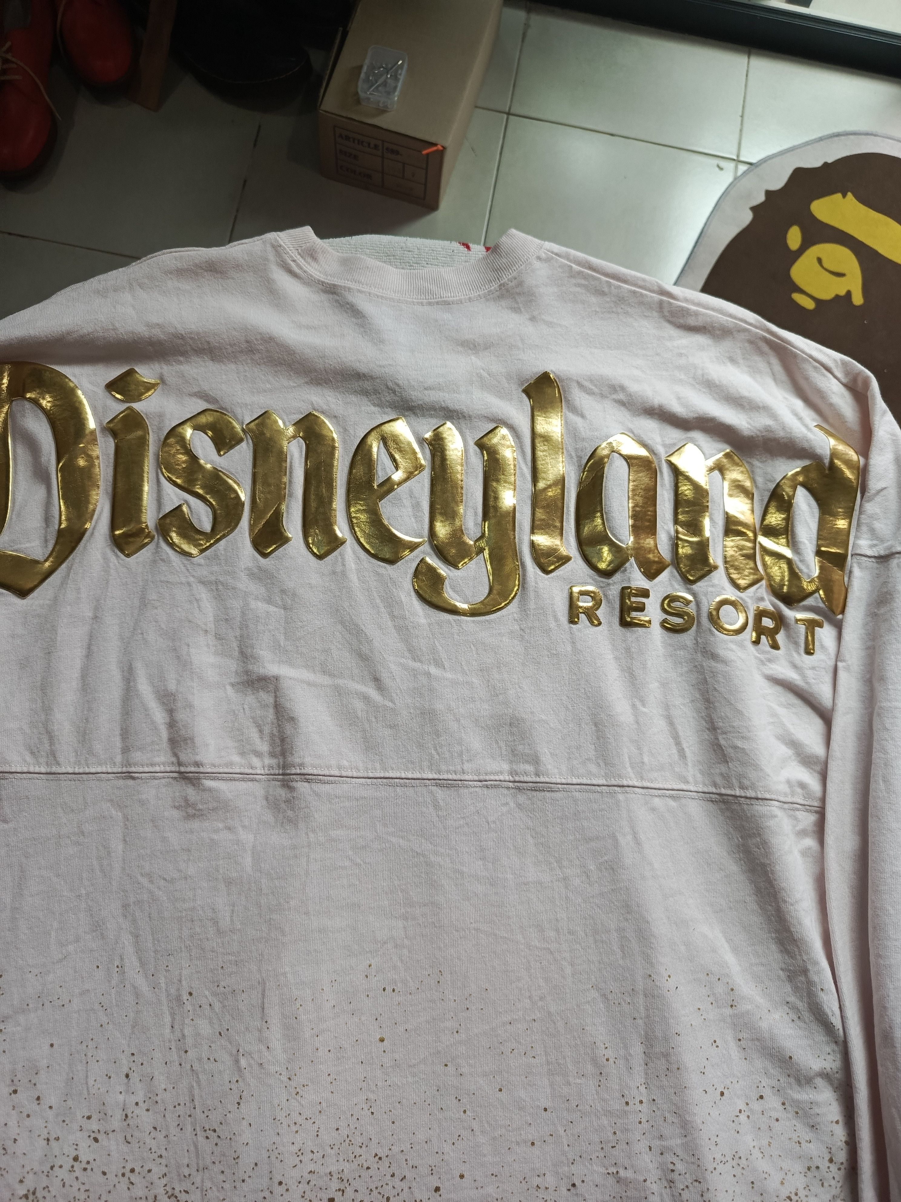 Disney Disneyland Spirit Jersey with a golden logo. Size US L / EU 52-54 / 3 - 2 Thumbnail