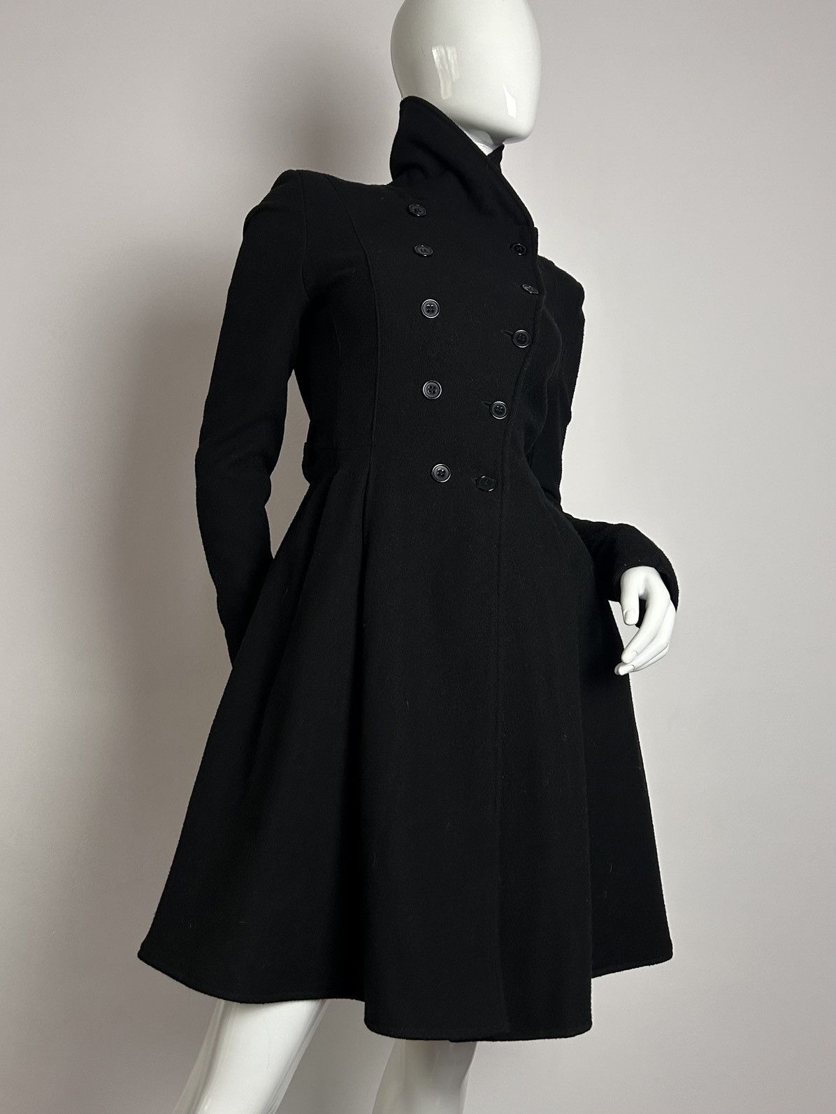 Other Vintage asymmetrical wool coat Size S / US 4 / IT 40 - 7 Thumbnail