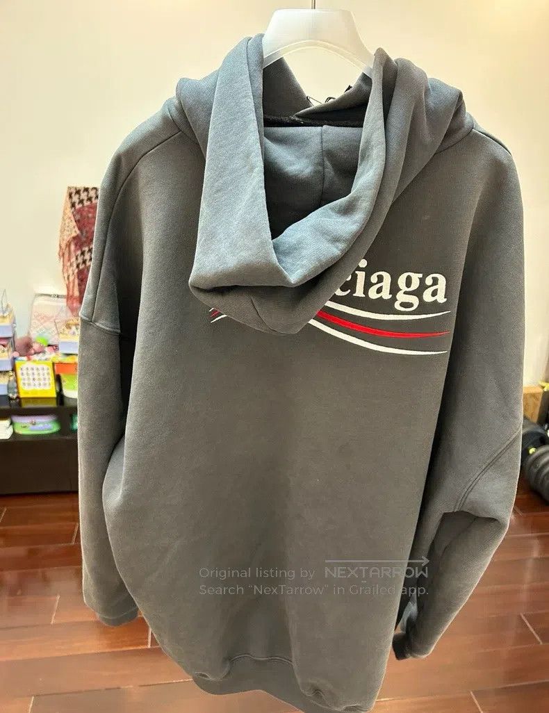 Balenciaga Balenciaga Waves Pattern Hoodie Size US XS / EU 42 / 0 - 3 Thumbnail