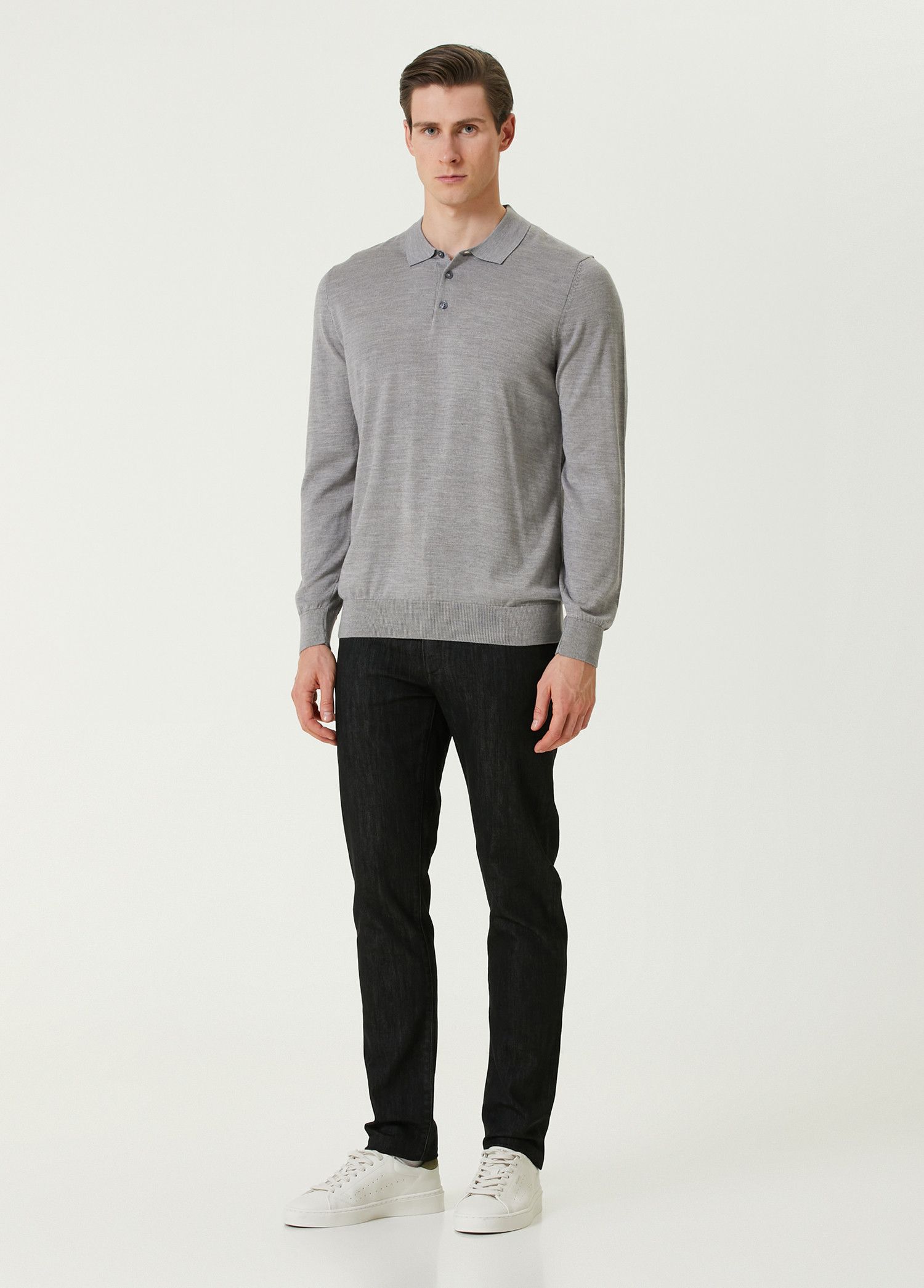 Ermenegildo Zegna ZEGNA City dark gray slim fit stretch jeans Size 38 Size US 38 / EU 54 - 2 Thumbnail