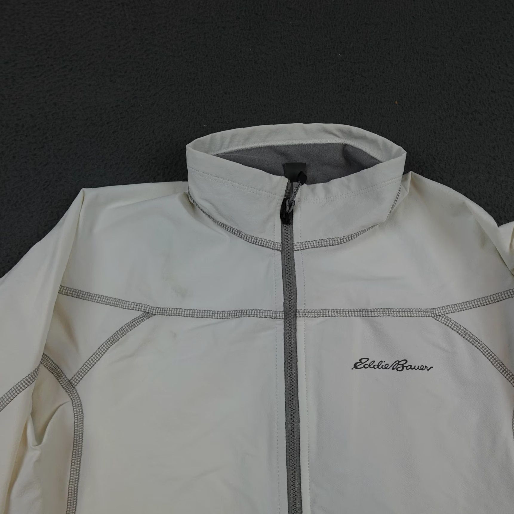 Eddie Bauer Eddie Bauer First Ascent Jacket Womens Medium White Softshell Full Zip Hiking Size M / US 6-8 / IT 42-44 - 5 Thumbnail