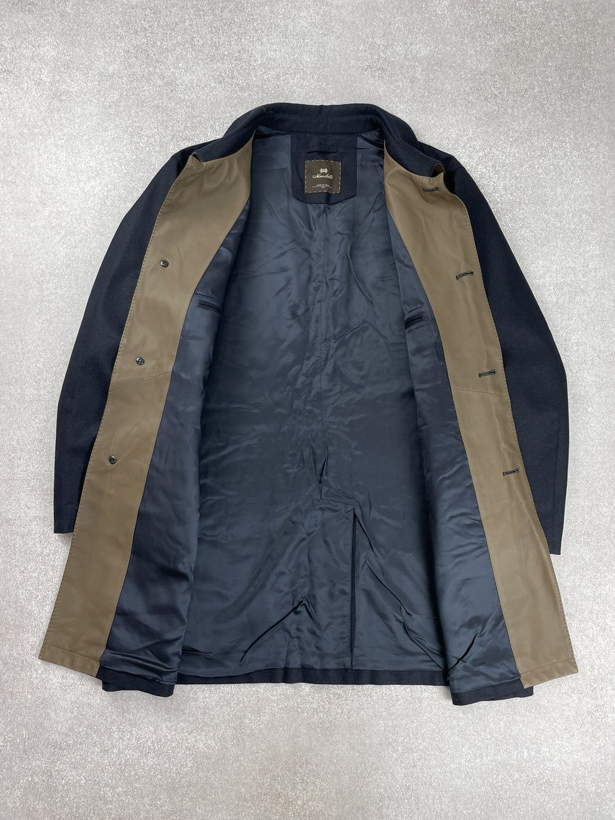 Mandelli Mandelli Wool/Cashmere ing. Loro Piana Coat Jacket Size US XL / EU 56 / 4 - 7 Thumbnail