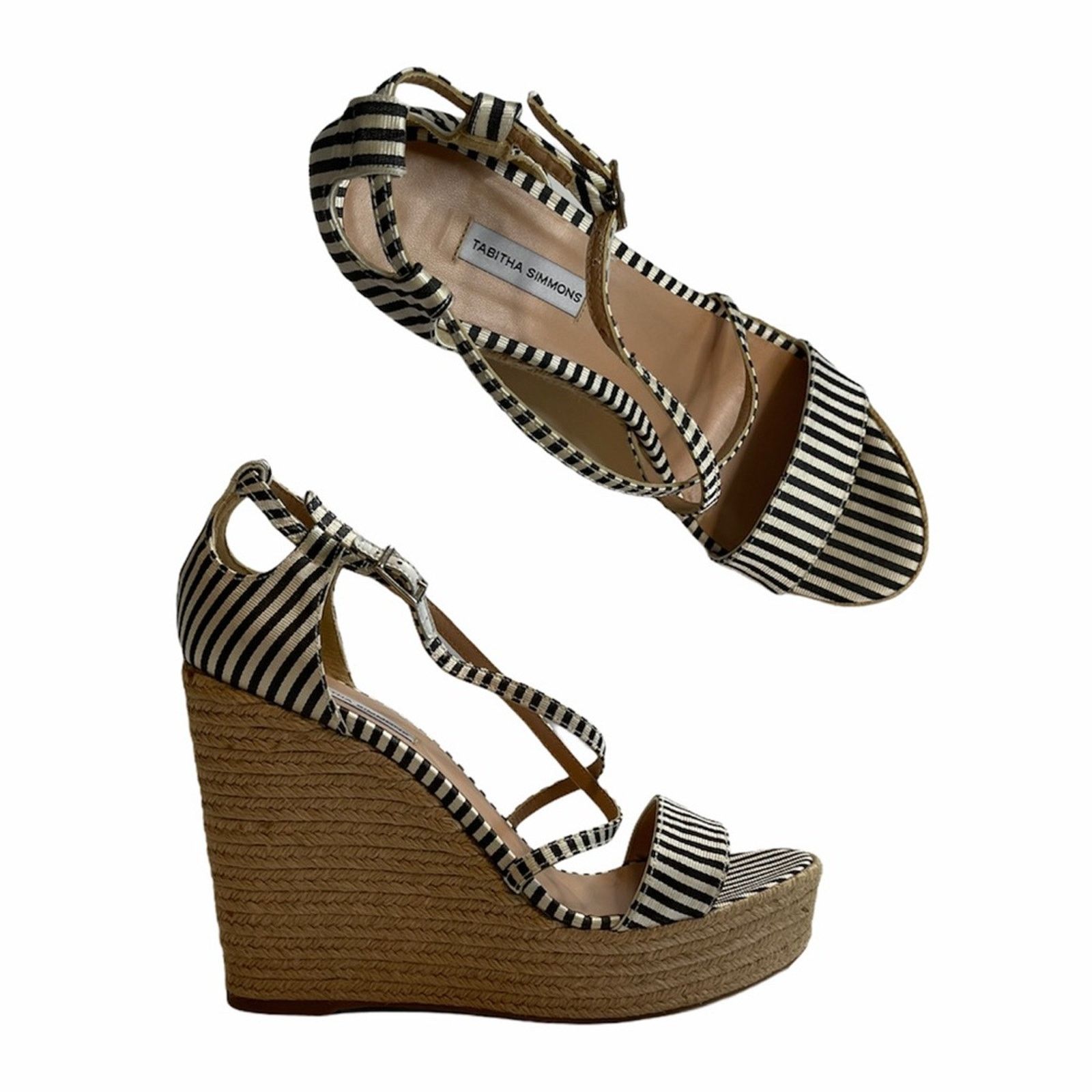 Tabitha Simmons Tabitha Simmons Jenny Striped Espadrille Wedges Size 10 Size US 10 / IT 40 - 6 Thumbnail