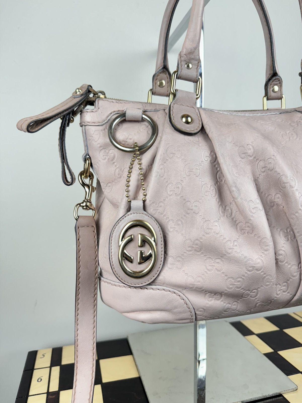 Gucci Leather bag Gucci Sukey GG original luxury item Size ONE SIZE - 2 Thumbnail