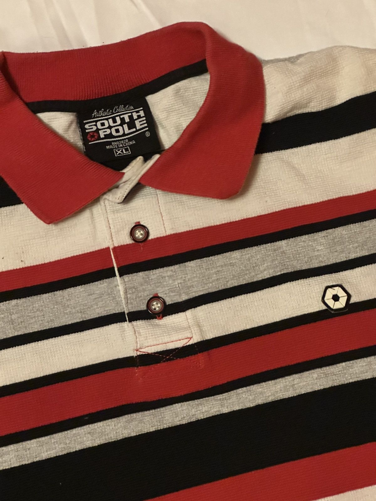 Southpole SOUTH POLE Authentic Collection Men’s Striped Polo Sz.XL Size US XL / EU 56 / 4 - 2 Thumbnail