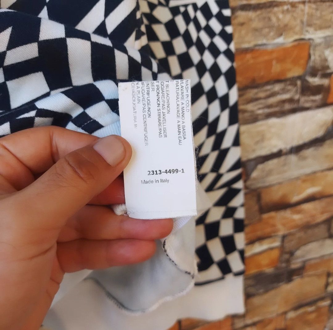10 Corso Como × Designer × Gareth Pugh Gareth Pugh Black White Geometric Checkered Crewneck Size M / US 6-8 / IT 42-44 - 10 Thumbnail