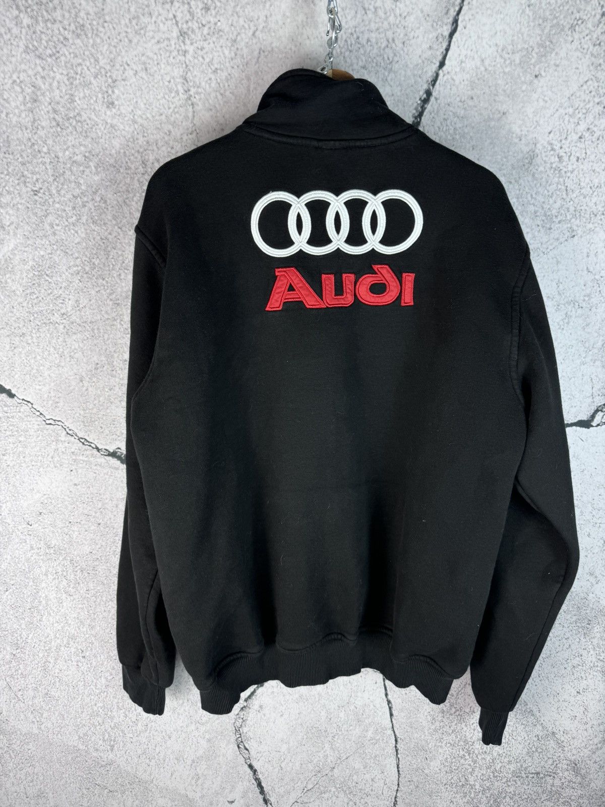 Vintage Vintage Oversize Audi Racing Hype Zip Sweatshirt Rare Y2k Size US XL / EU 56 / 4 - 2 Thumbnail