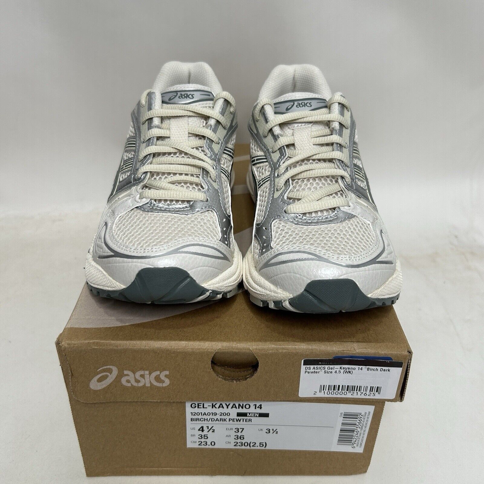 Asics ASICS Gel Kayano 14 “Birch Dark Pewter” 2024 Size US 6 / IT 36 - 2 Thumbnail