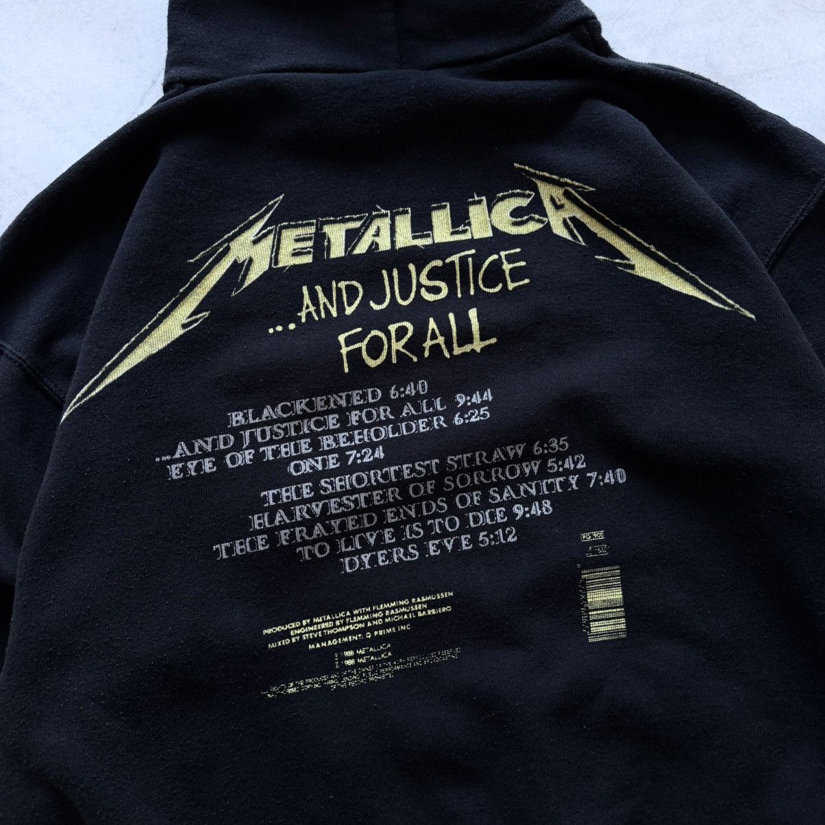 Vintage 00s Metallica And Justice For All Big Logo Hoodie Vintage Size US L / EU 52-54 / 3 - 5 Thumbnail
