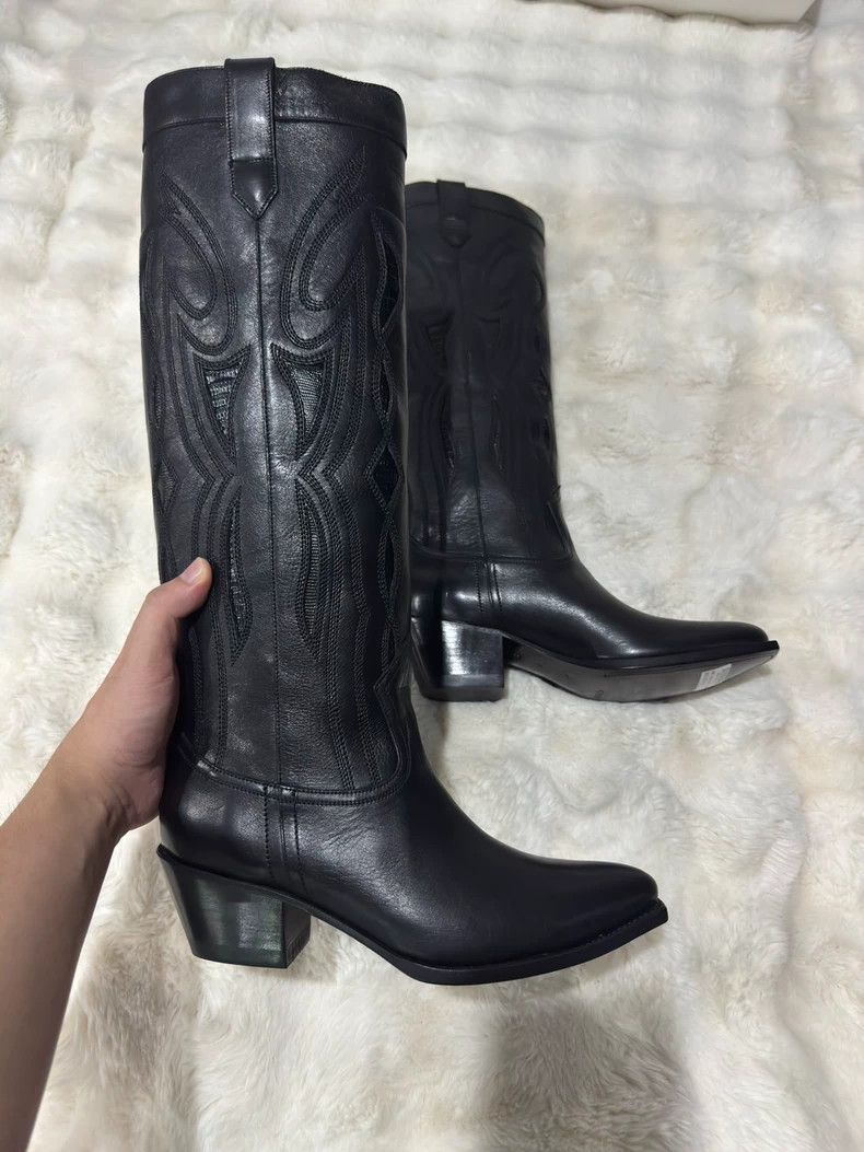 Celine CELINE Split leather western boots Size US 8.5 / IT 38.5 - 7 Thumbnail