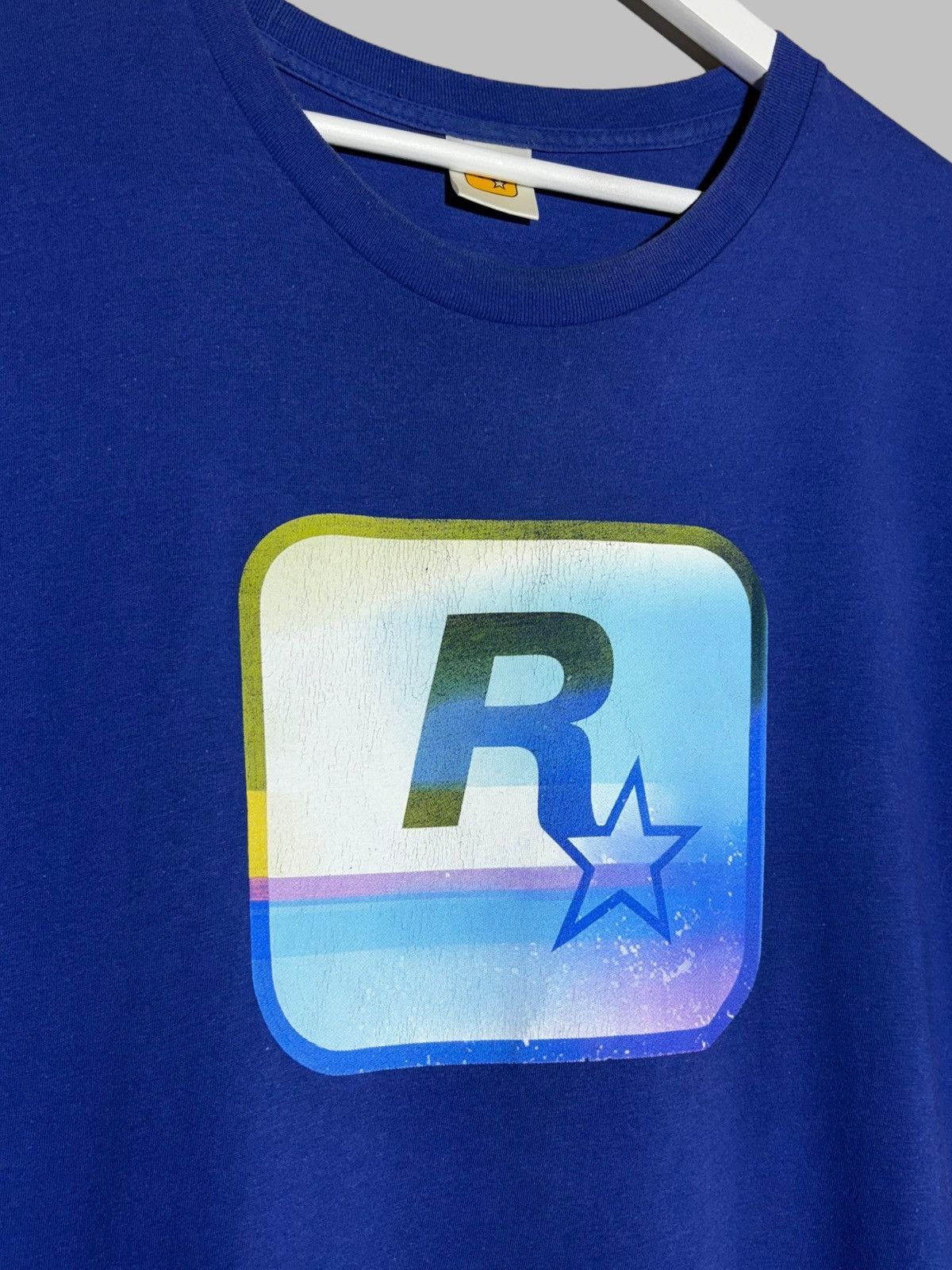 Rockstar Games 🔥 ROCKSTAR GAMES LOGO TEE GTA RARE PROMO VINTAGE VIBES Size US L / EU 52-54 / 3 - 3 Thumbnail