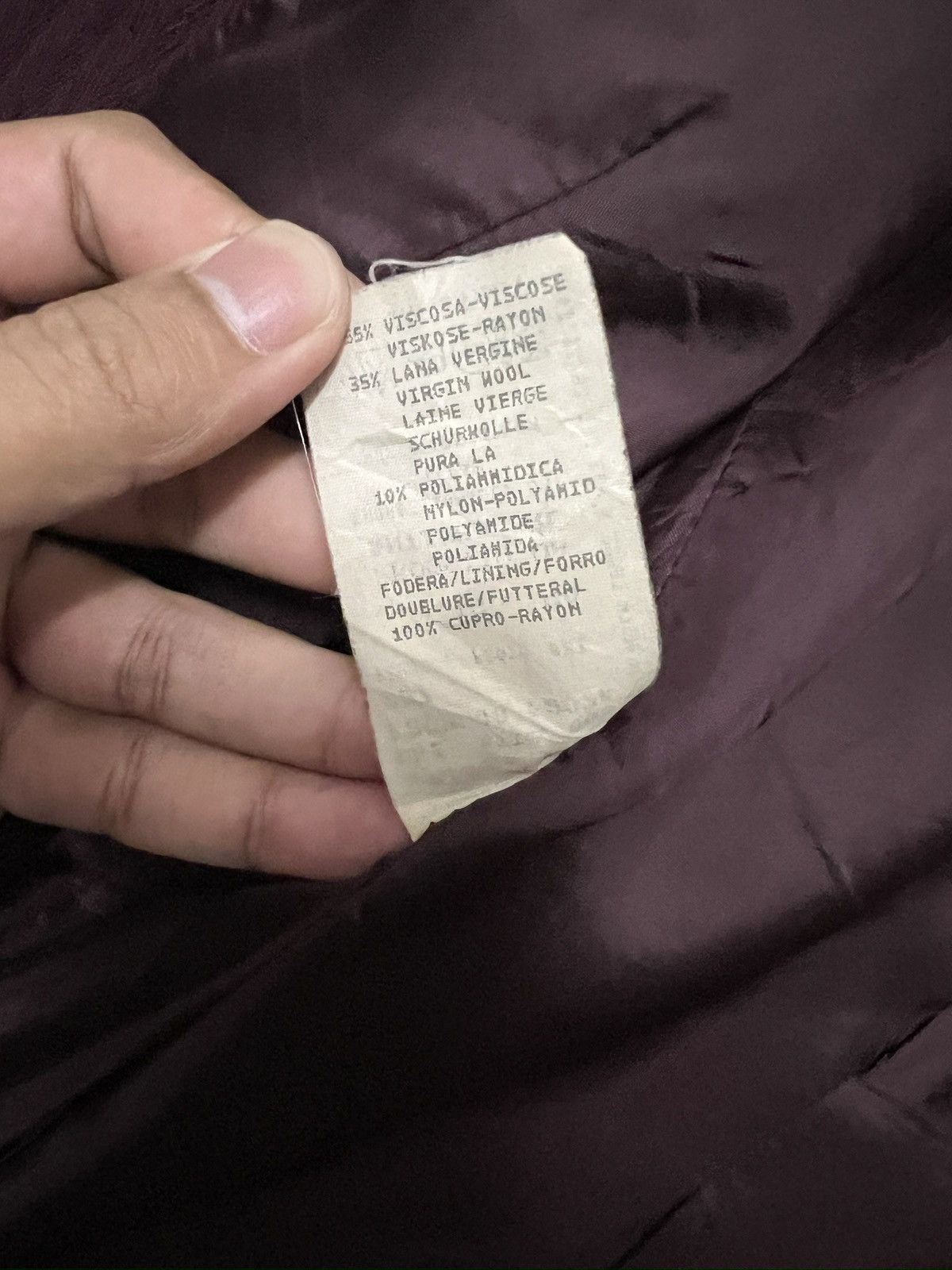 Emporio Armani 399. Vintage 90s Emporio Armani coat Size S / US 4 / IT 40 - 9 Thumbnail