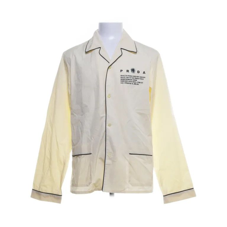 Prada × Raf Simons F/W22 Yellow Runway Show Invitation Button Up Shirt Size US M / EU 48-50 / 2 - 1 Thumbnail