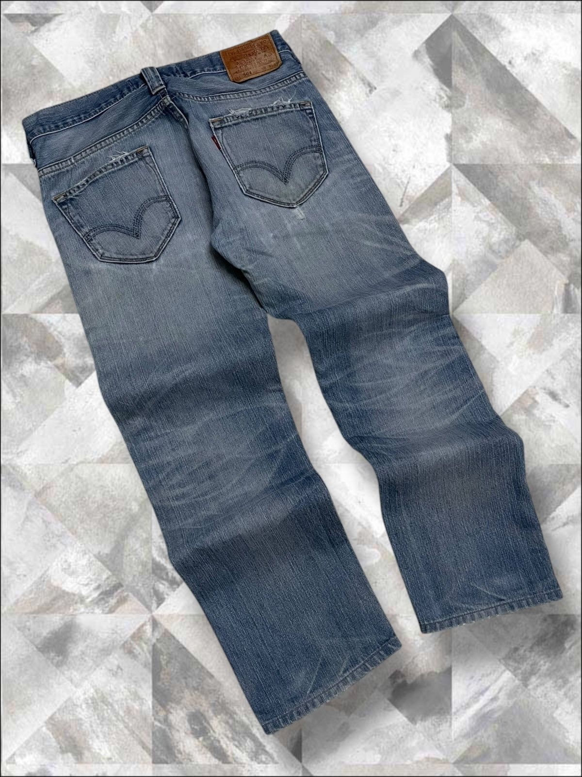 Levi's Vintage Clothing Vintage Og Designer Levis 504 Distressed Straight Denim Size US 30 / EU 46 - 10 Thumbnail