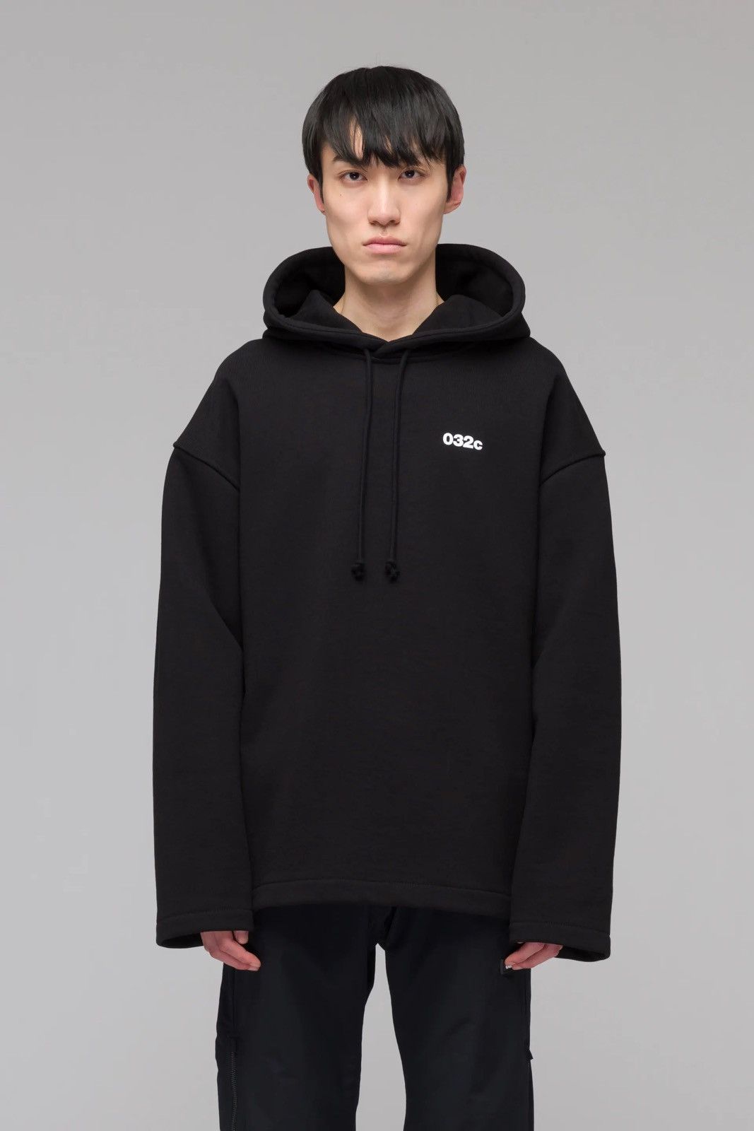 032c SS23 032C "Content" Maxi Black Hoodie Size US M / EU 48-50 / 2 - 2 Thumbnail