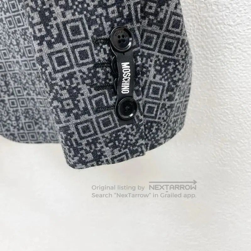 Moschino Moschino Gray Wool Long Sleeve Jacket . Size US M / EU 48-50 / 2 - 4 Thumbnail