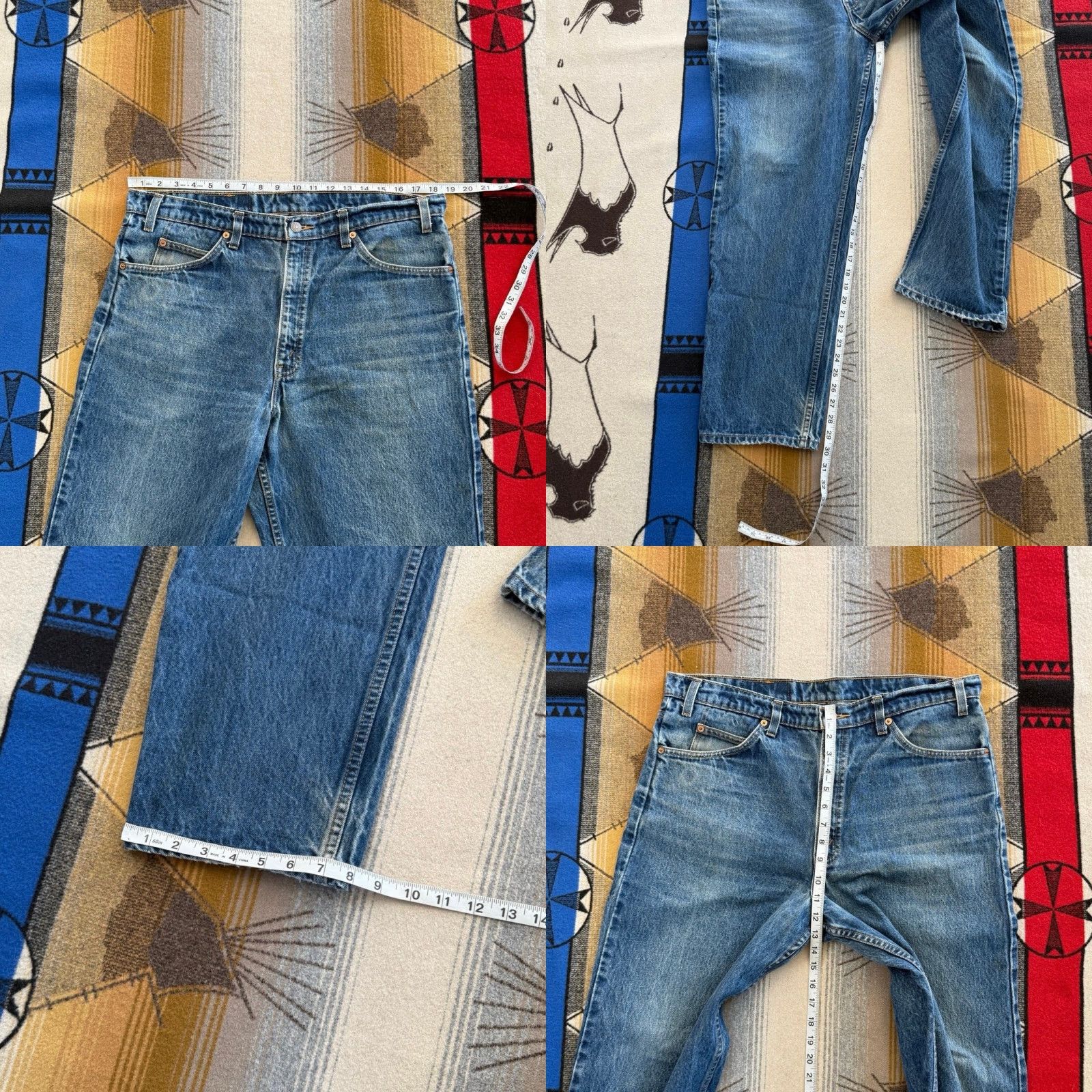 Levi's VINTAGE Levi's Orange Tab Relaxed Fit Denim Blue Jeans 38x30 Men 90s Straight Waist 38 Inseam 30 Regular Size Regular Size US 38 / EU 54 - 9 Thumbnail
