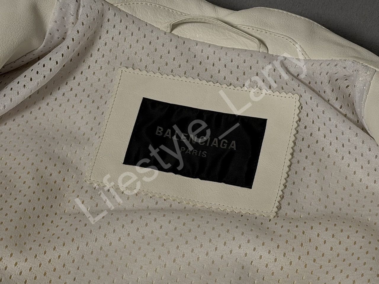 Balenciaga Balenciaga S23 Mudshow Oversized Biker Leather Jacket, Sz 2 Size US M / EU 48-50 / 2 - 13 Thumbnail
