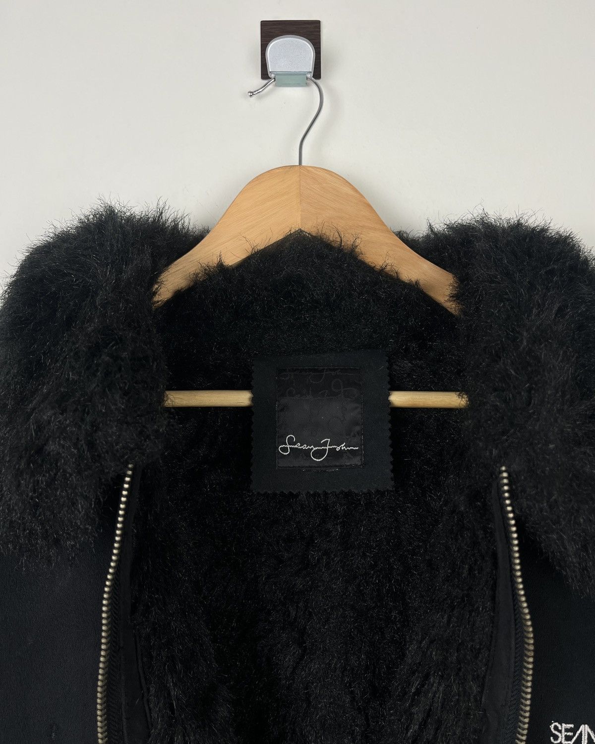 Sean John Vintage Y2K Sean John Faux Shearling Flight Jacket Size US L / EU 52-54 / 3 - 8 Thumbnail