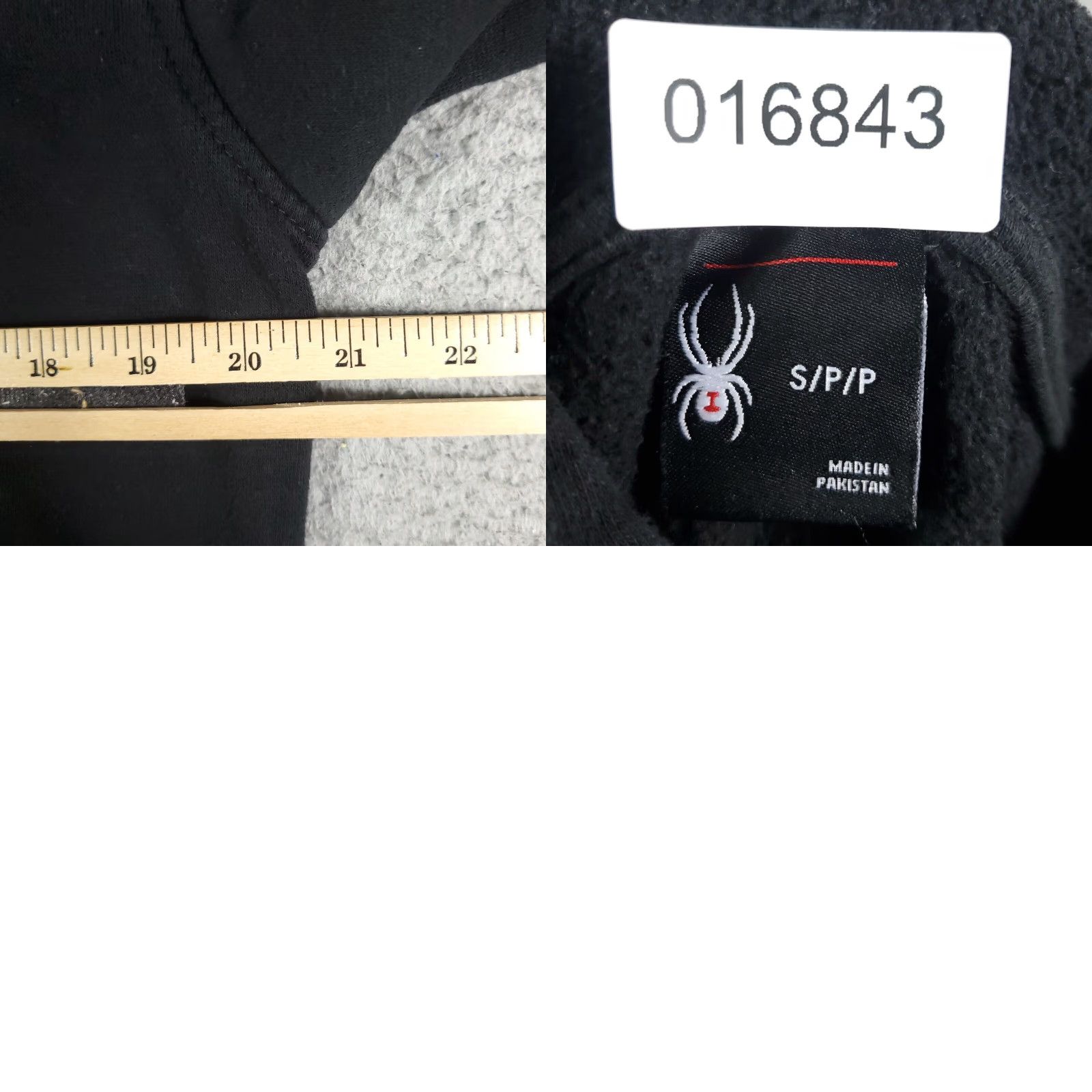 Spyder VINTAGE Spyder Hoodie Pullover Men's Small Black Casual Fleece Logo Zipper Spring Fall Winter Size US S / EU 44-46 / 1 - 8 Thumbnail