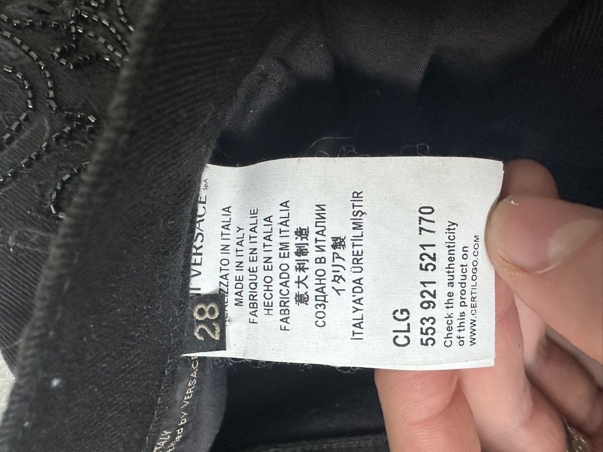 Versace Versace Embroidered and Beaded Jeans - As New Size 28" / US 6 / IT 42 - 5 Thumbnail