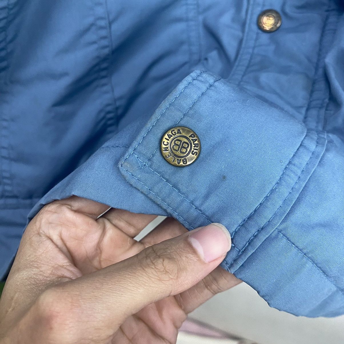 Balenciaga × Vintage VINTAGE‼️Balenciaga Paris Hooded Parka Jacket Size US XL / EU 56 / 4 - 13 Thumbnail