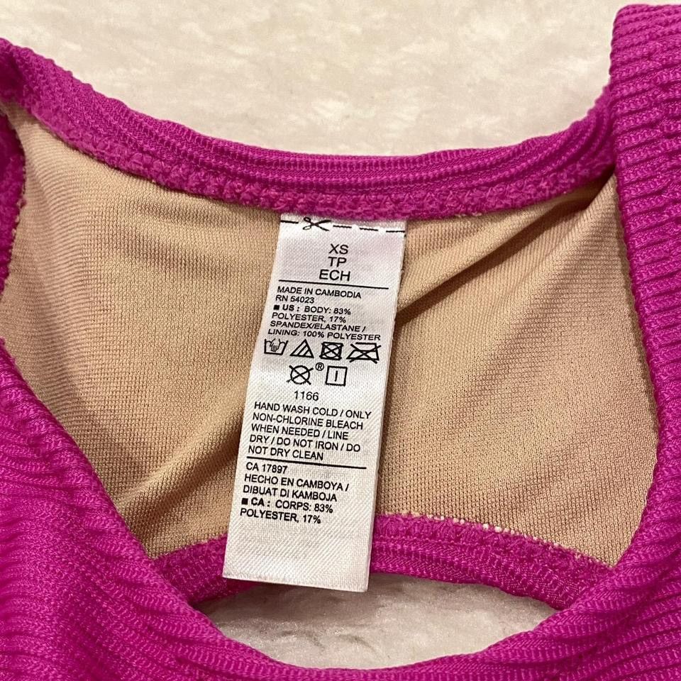 Other Brand New Deep Fuchsia High Neck Bikini Top Size XS / US 0-2 / IT 36-38 - 7 Thumbnail