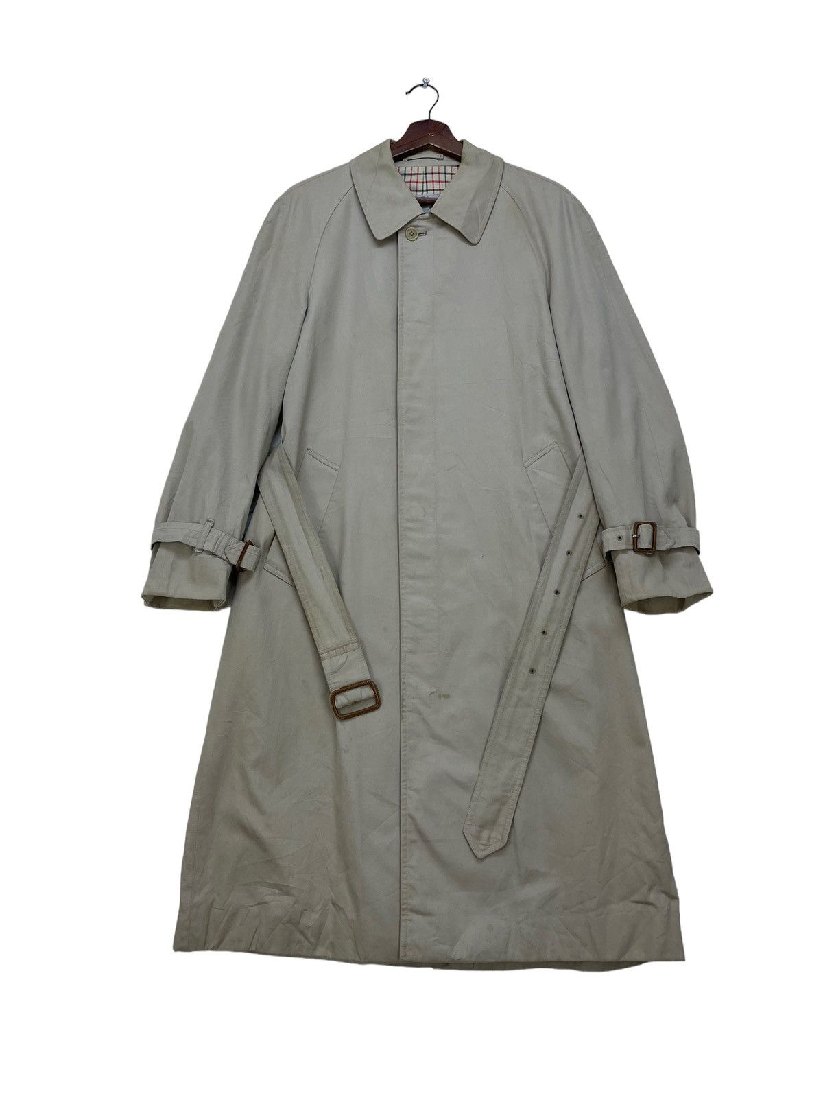 Aquascutum × Designer × Other 💥Aquascutum Trench Coat Checked Lining Jacket Size US M / EU 48-50 / 2 - 1 Thumbnail