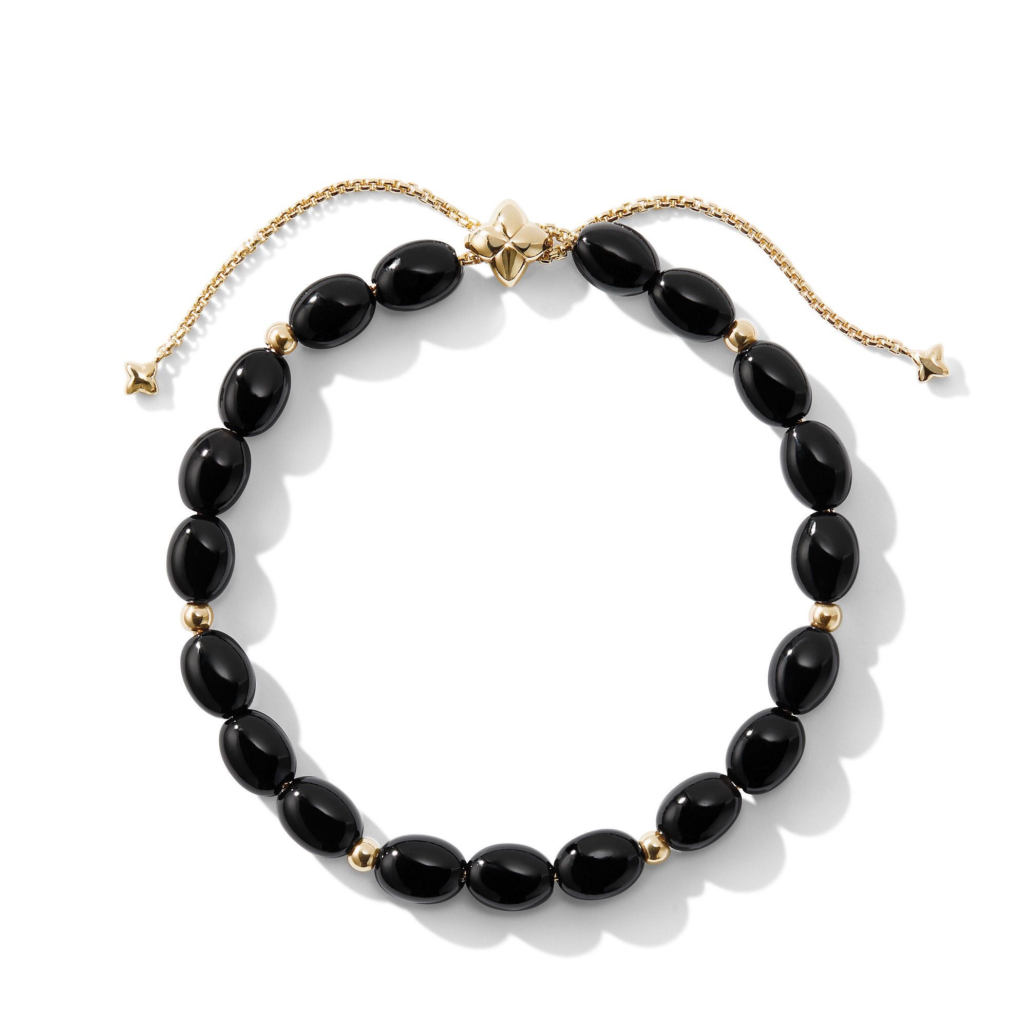 David Yurman o1w1db10325 Bracelet with Black Onyx and 18K Gold & 8mm Size ONE SIZE - 2 Thumbnail