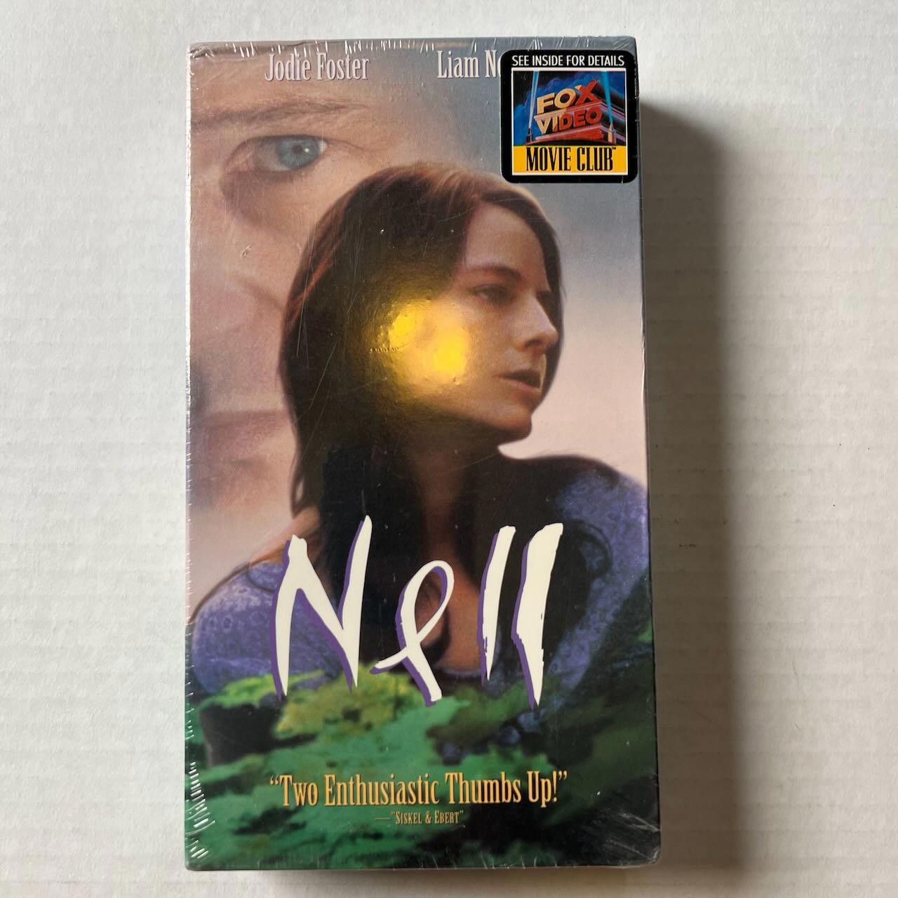 Designer Nell VHS Jodie Foster Liam Neeson RARE Movie Club SEALED Size ONE SIZE - 1 Thumbnail