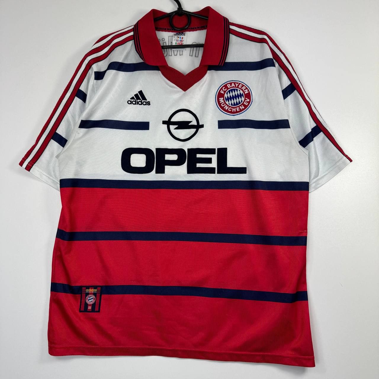 Adidas Adidas Bayern Munich 98/00 Opel Football Shirt Mens L Size US L / EU 52-54 / 3 - 1 Thumbnail