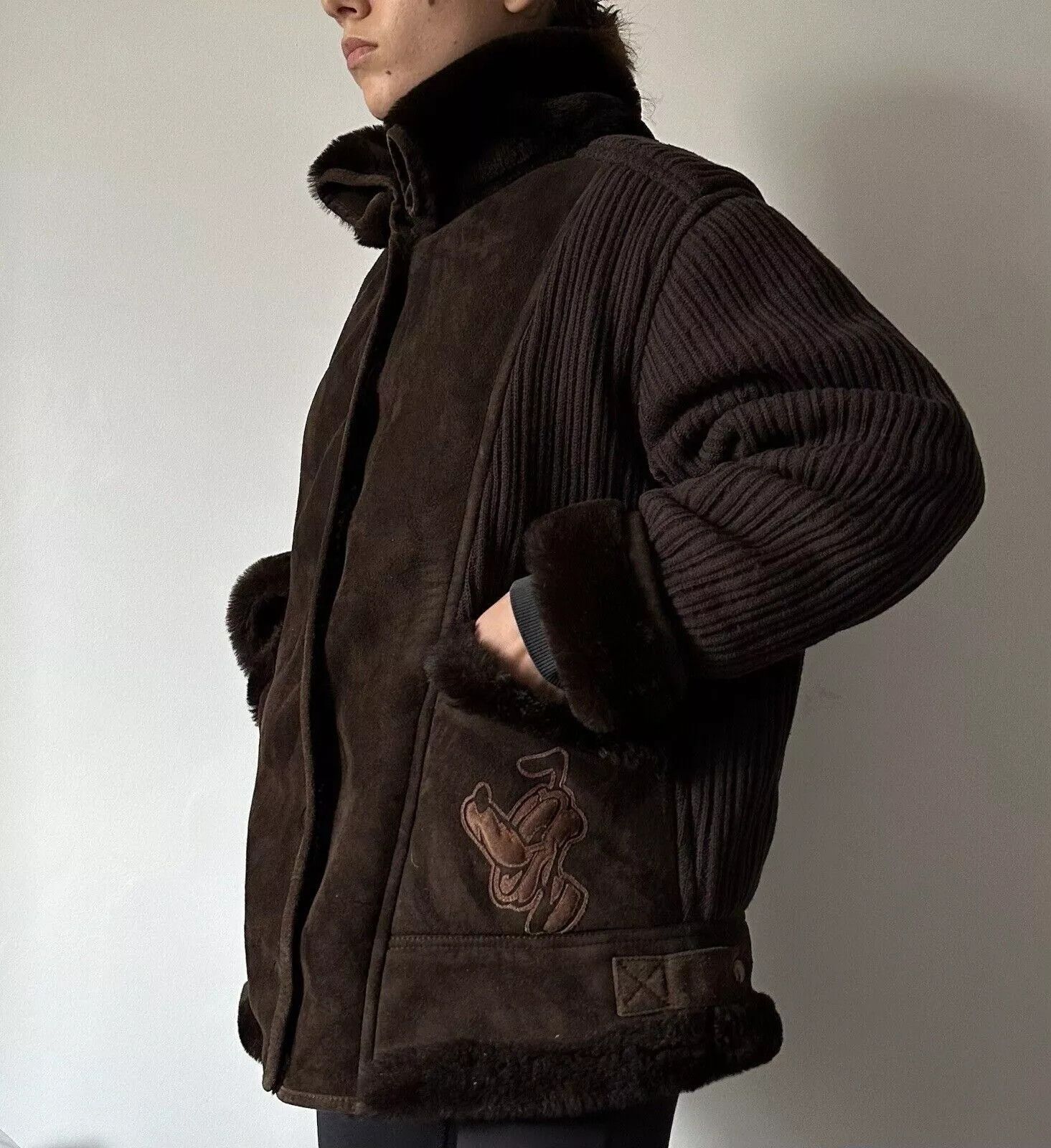 Iceberg VINTAGE 2000s ICEBERG DISNEY PLUTO COAT JACKET WOMENS Y2K Size M / US 6-8 / IT 42-44 - 2 Thumbnail