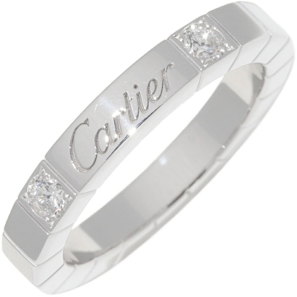 Cartier Cartier Cartier Lanieres Au750 White Gold Diamond Ring Size 48 Precious Metal Ring B40757 DUTY FREE for USA Size ONE SIZE - 1 Thumbnail