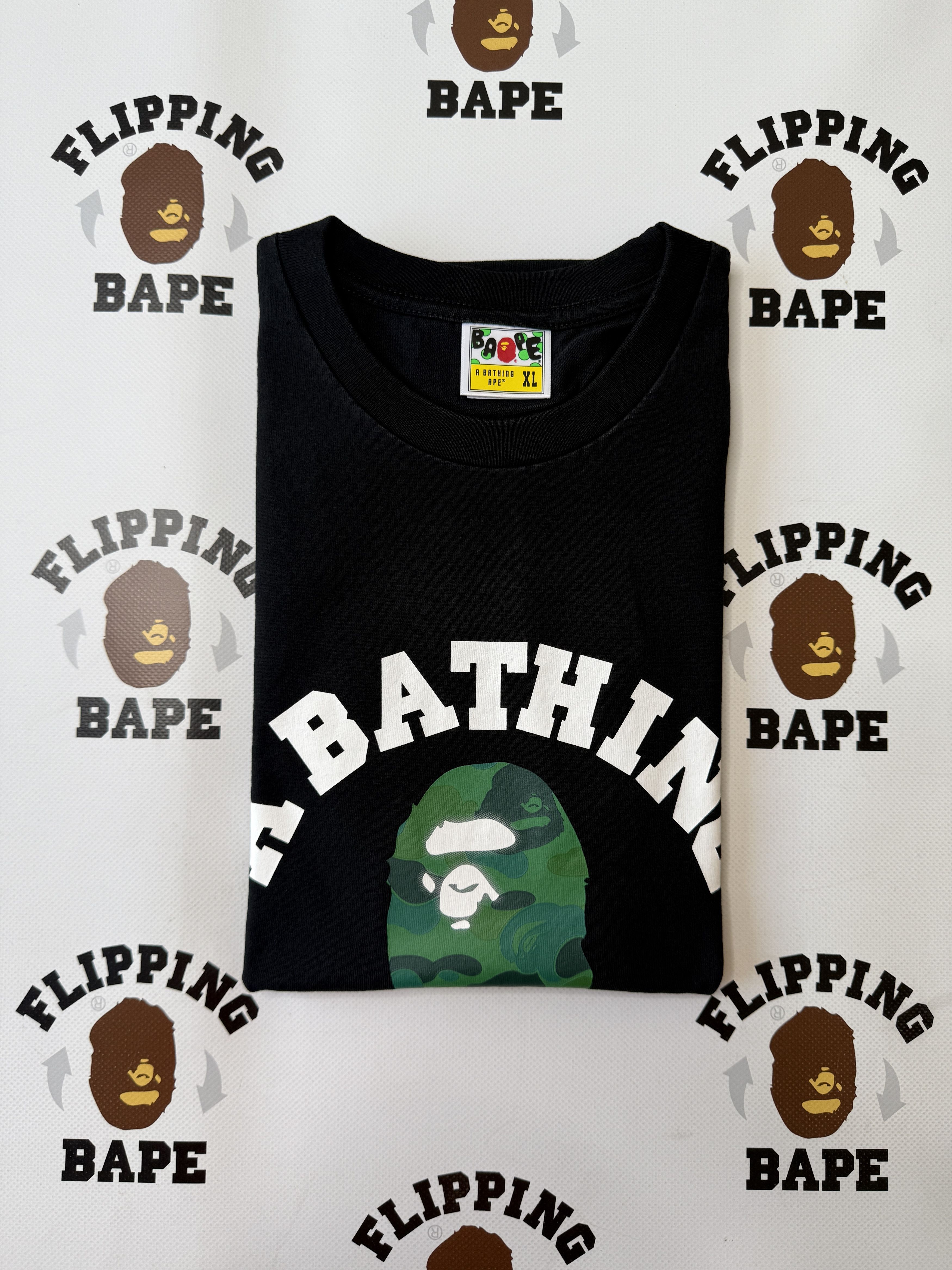 Bape BAPE STORE SHIBUYA CAMO COLLEGE TEE Size US XL / EU 56 / 4 - 7 Thumbnail