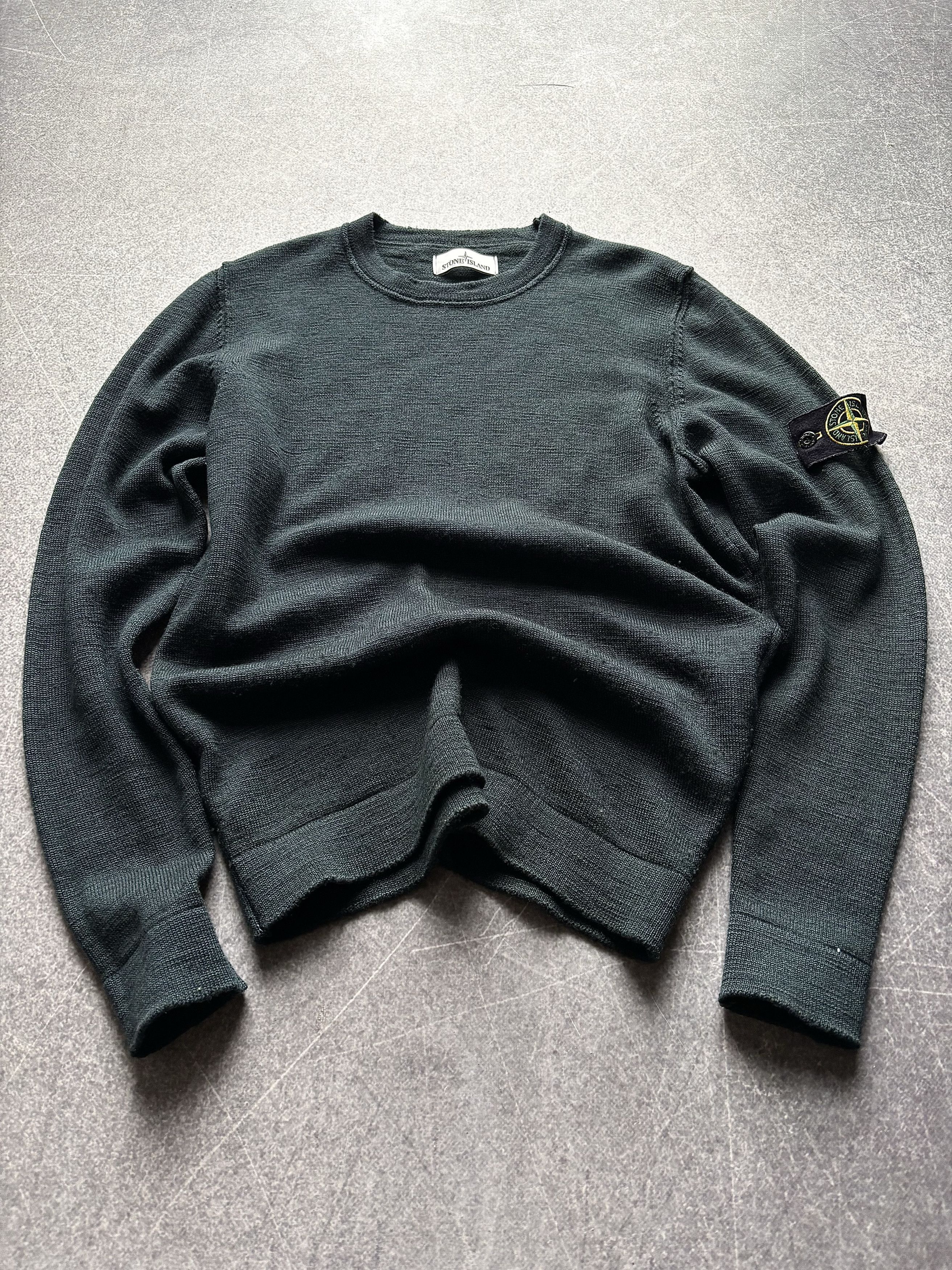 Stone Island Vintage Stone Island Pullover Wool Sweater Mens Authentic Size US M / EU 48-50 / 2 - 1 Thumbnail