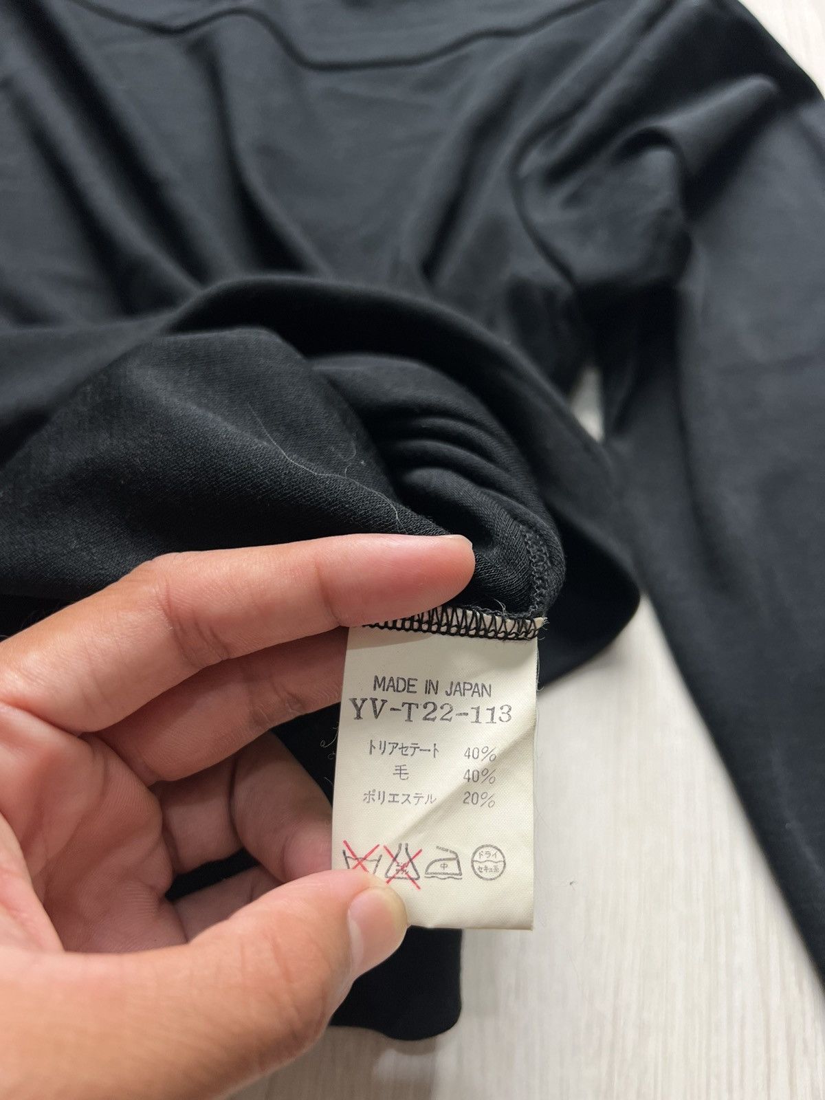 Yohji Yamamoto Yohji Yamamoto Y’s Triacetate Asymmetric Longsleeve Scarf Size US M / EU 48-50 / 2 - 8 Thumbnail